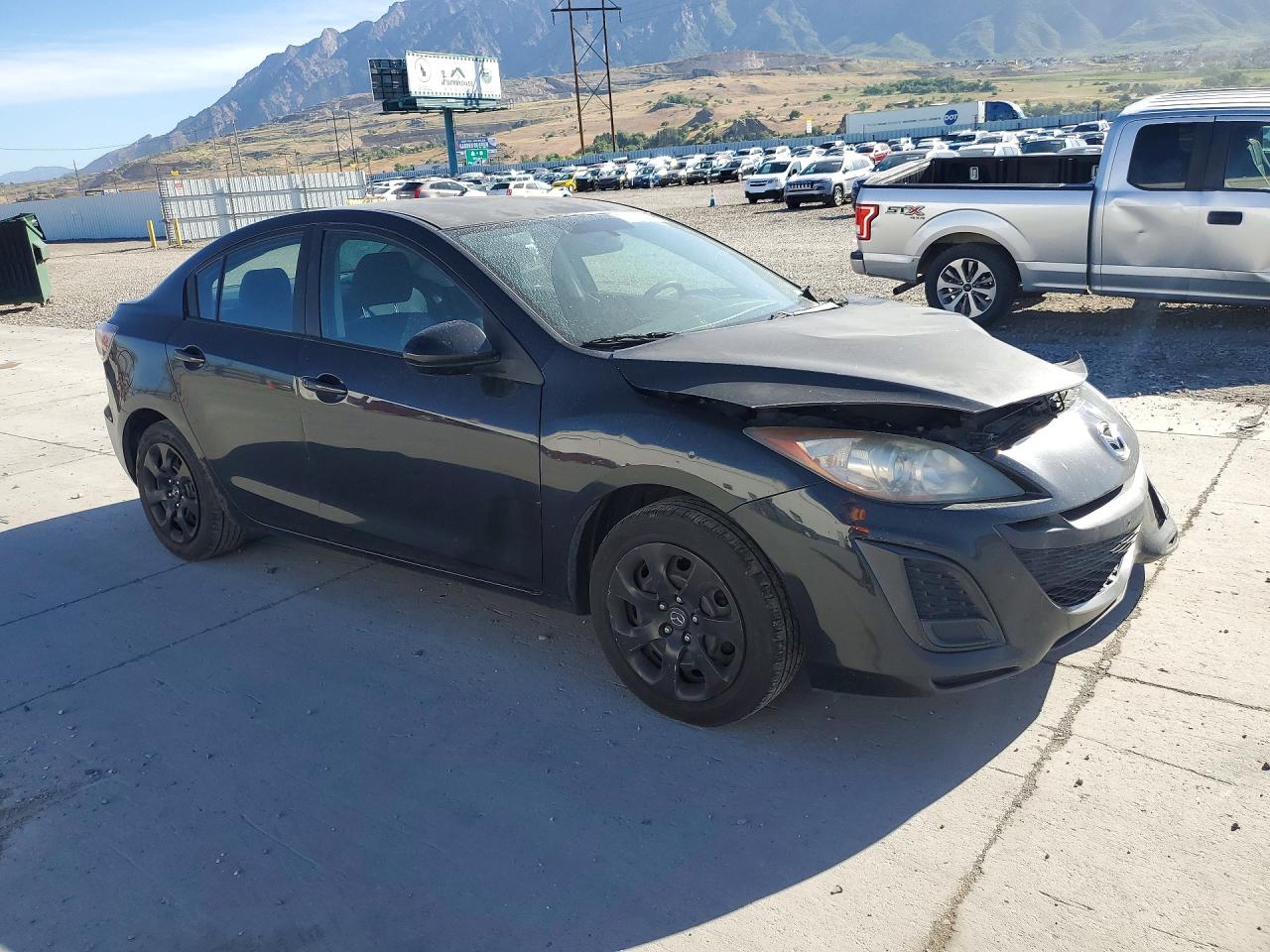 2011 Mazda 3 I Black vin: JM1BL1UG7B1424835