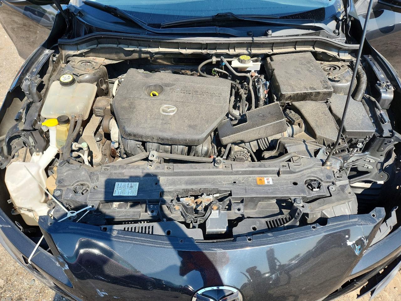 2011 Mazda 3 I Black vin: JM1BL1UG7B1470973