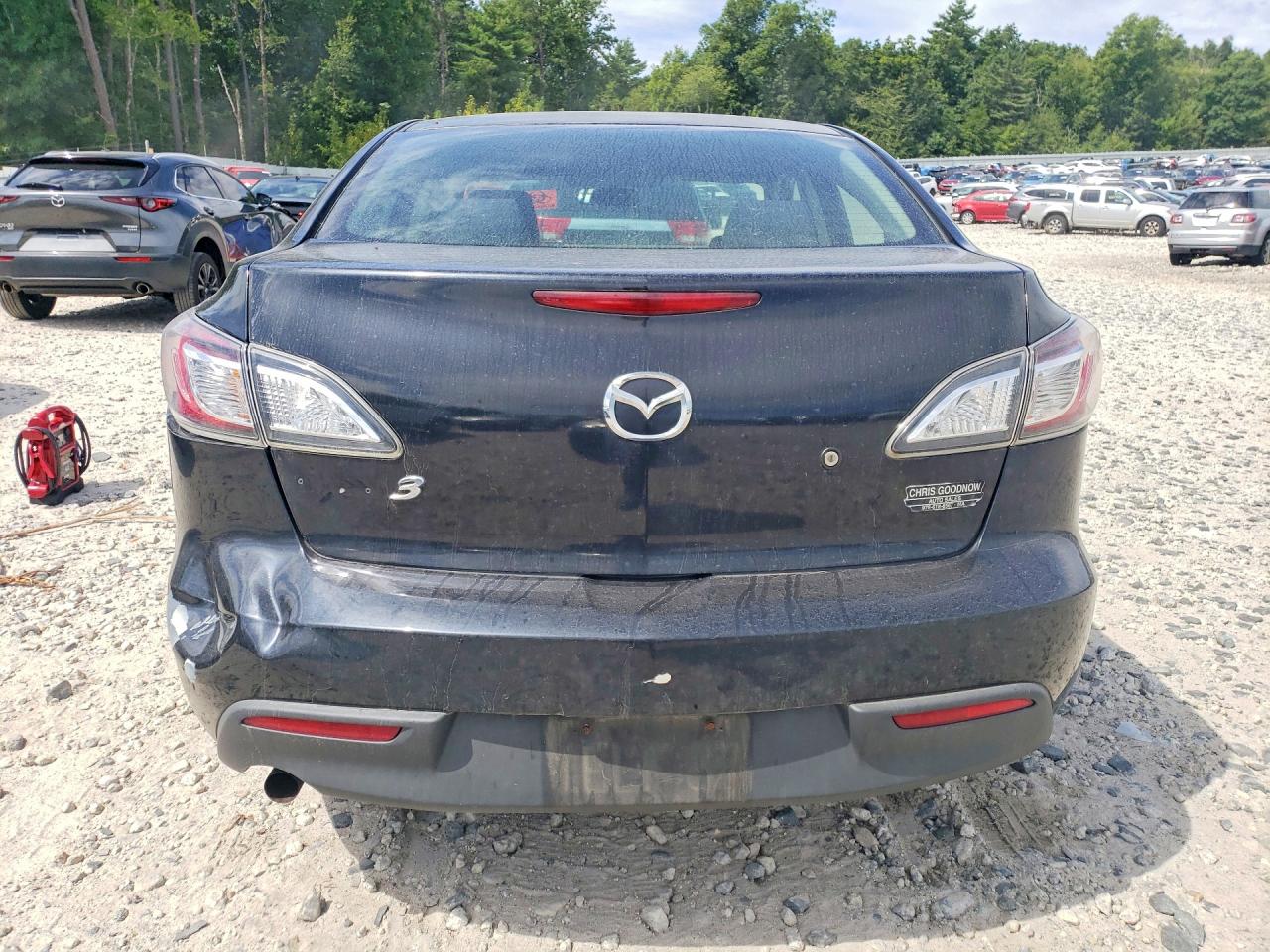 2011 Mazda Mazda3 Sedan Black vin: JM1BL1UG7B1474571