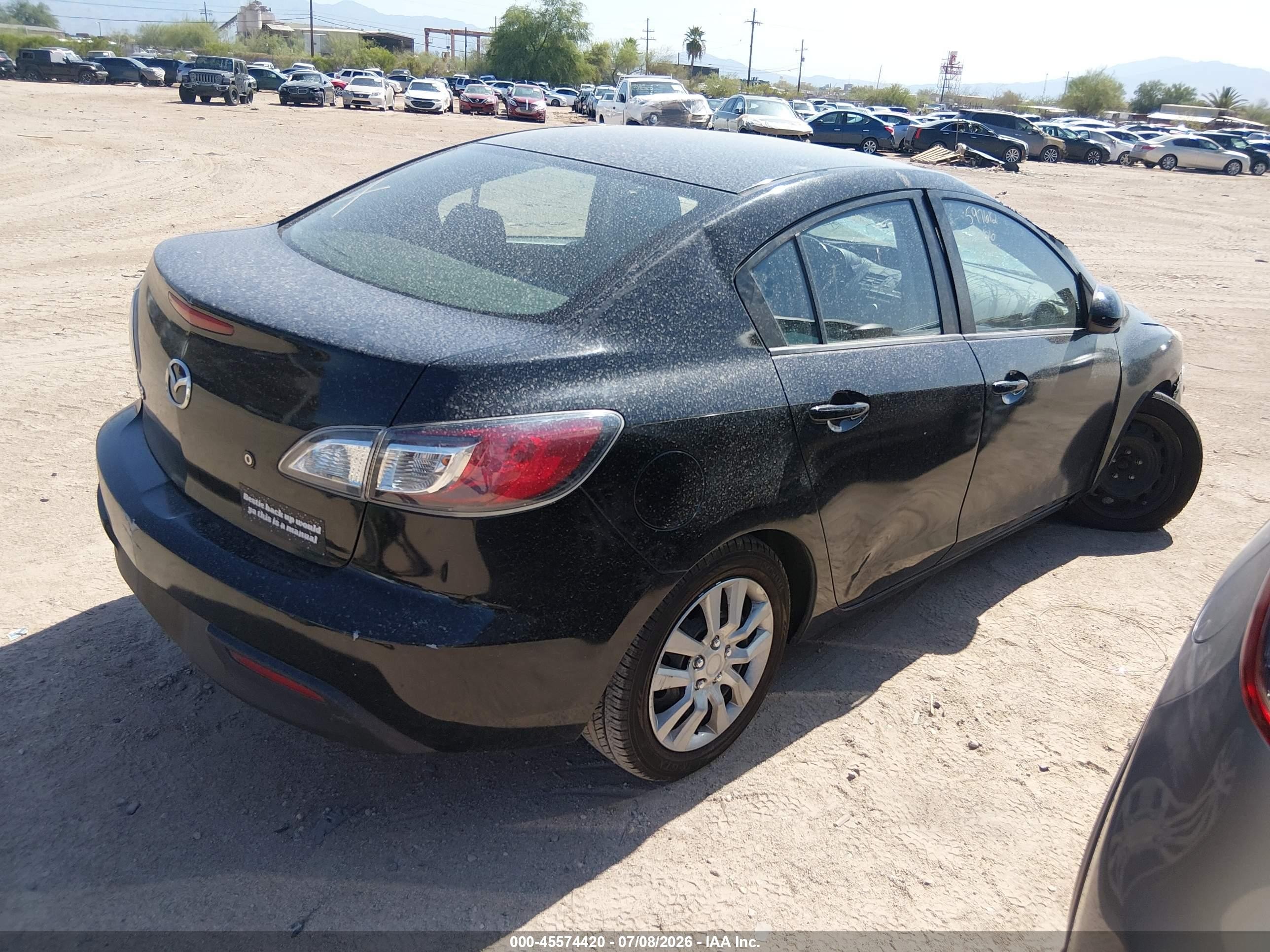 2011 Mazda Mazda3 I Sport Black vin: JM1BL1UG8B1464289