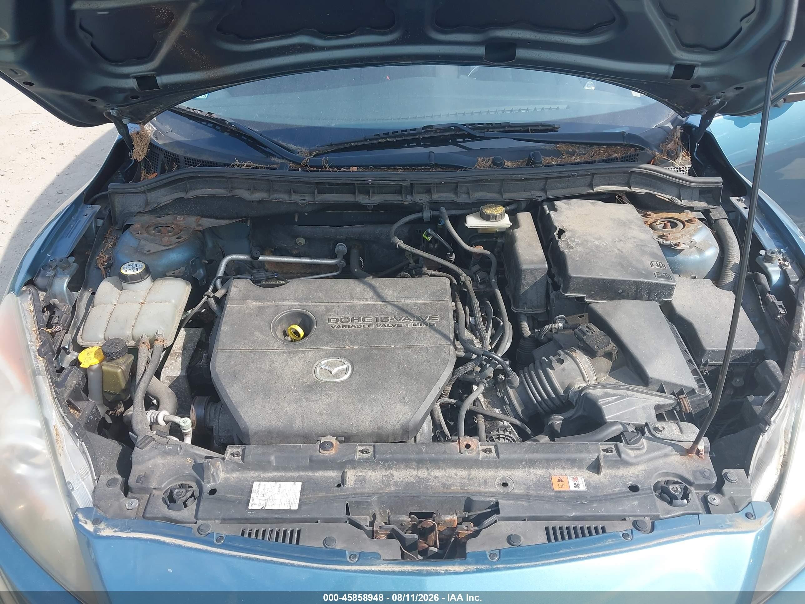 2011 Mazda Mazda3 I Sport Blue vin: JM1BL1UG9B1442348