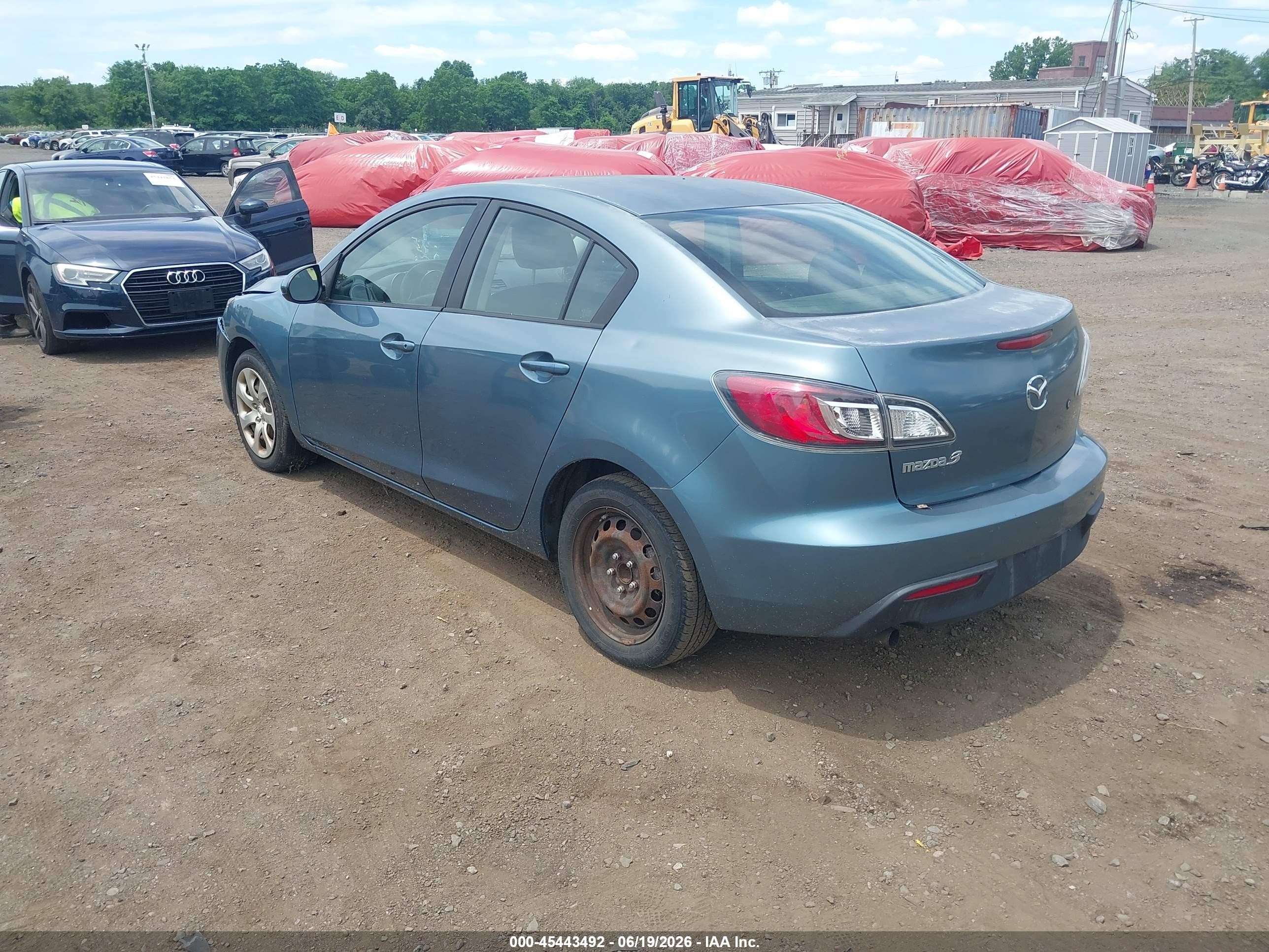 2011 Mazda Mazda3 I Sport Light Blue vin: JM1BL1UG9B1477262