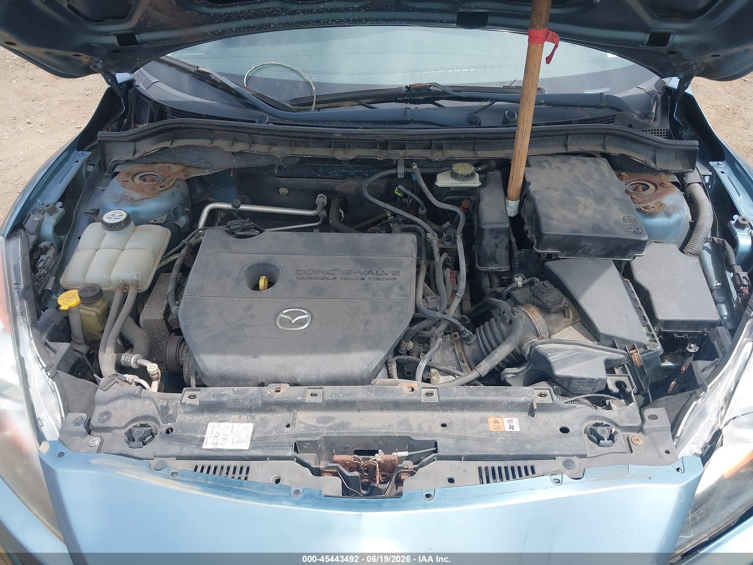 2011 Mazda Mazda3 I Sport Light Blue vin: JM1BL1UG9B1477262