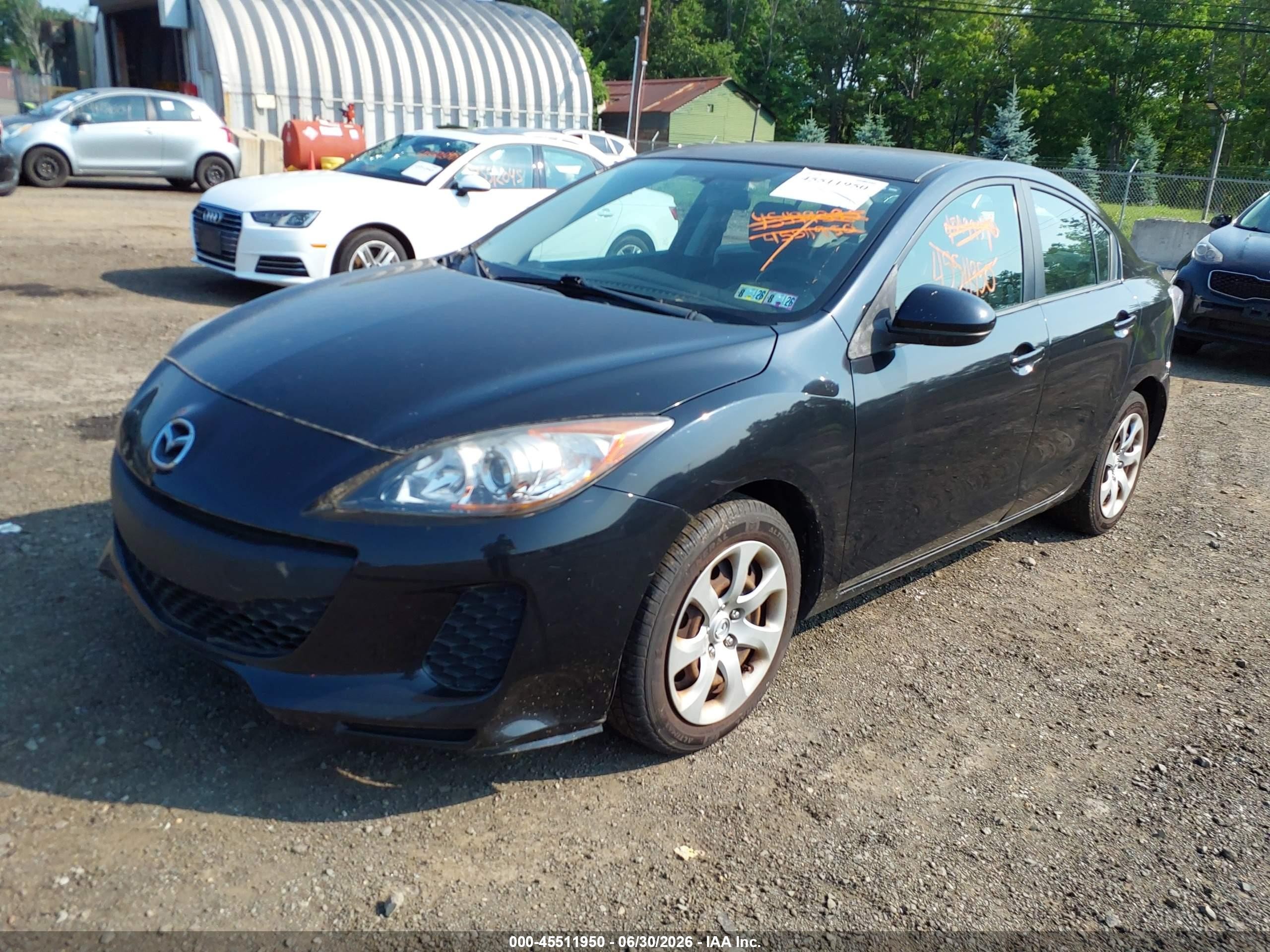 2012 Mazda Mazda3 I Sport Black vin: JM1BL1UG9C1508558