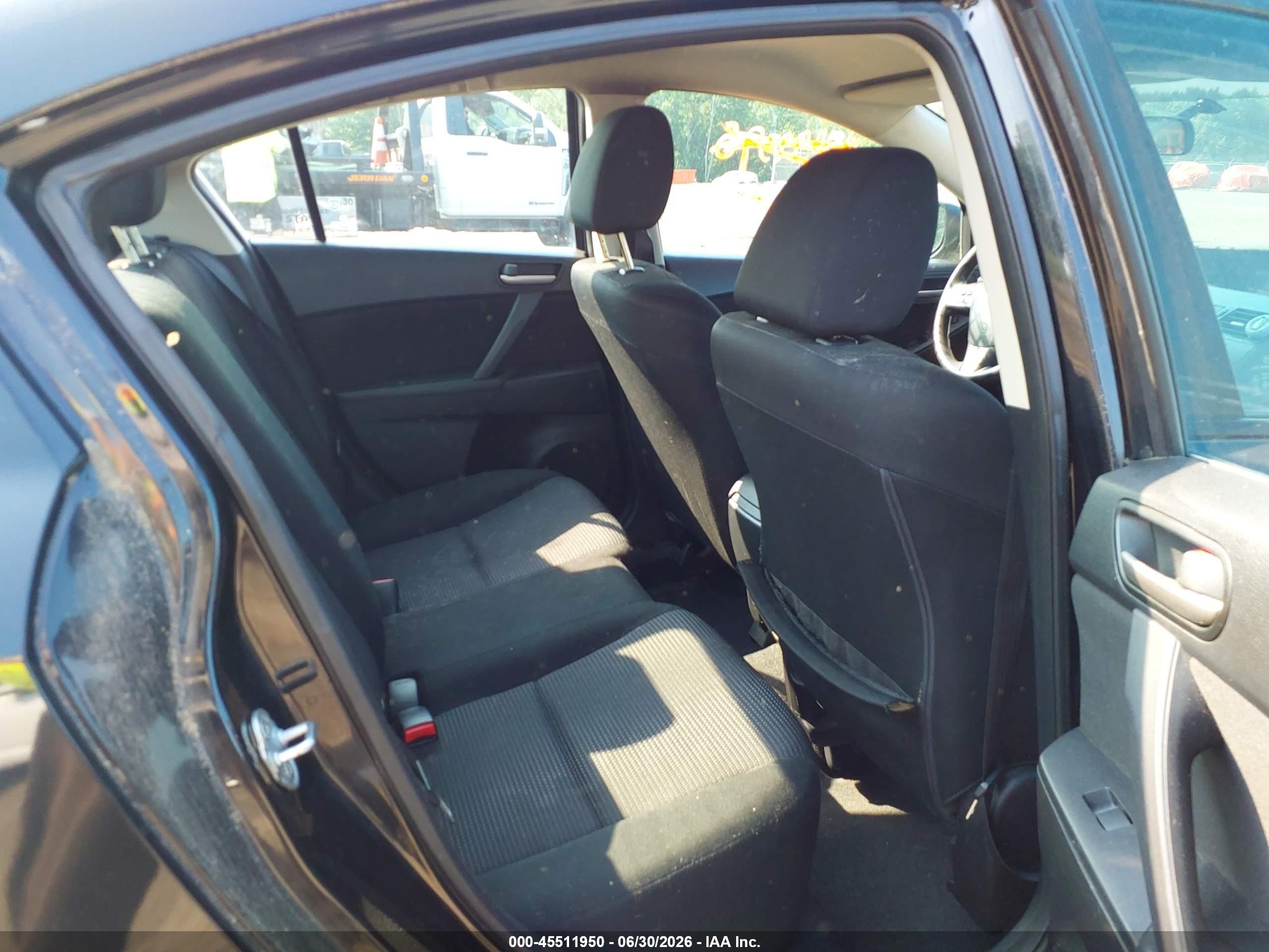 2012 Mazda Mazda3 I Sport Black vin: JM1BL1UG9C1508558