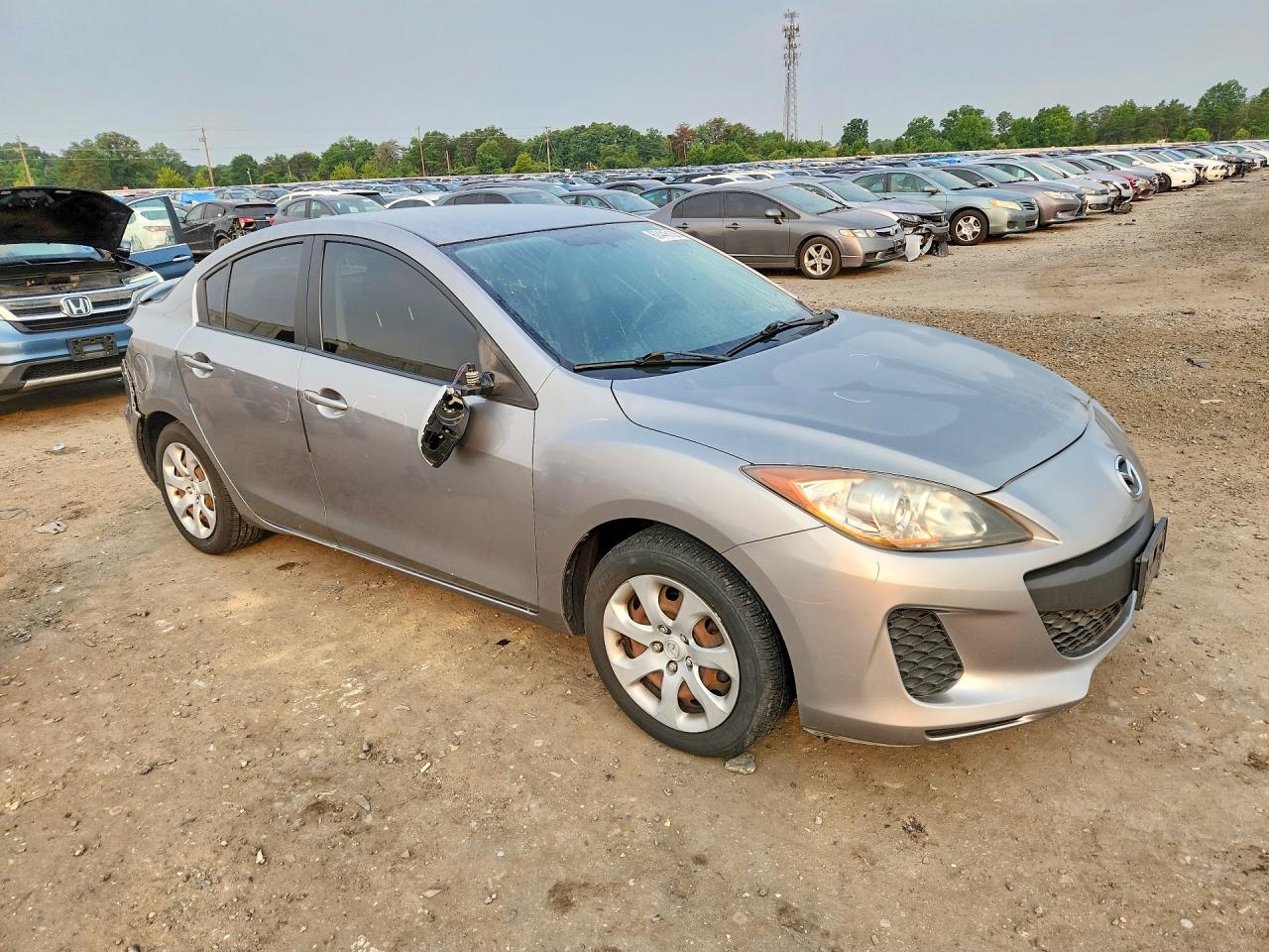 2012 Mazda 3 I Silver vin: JM1BL1UG9C1518054