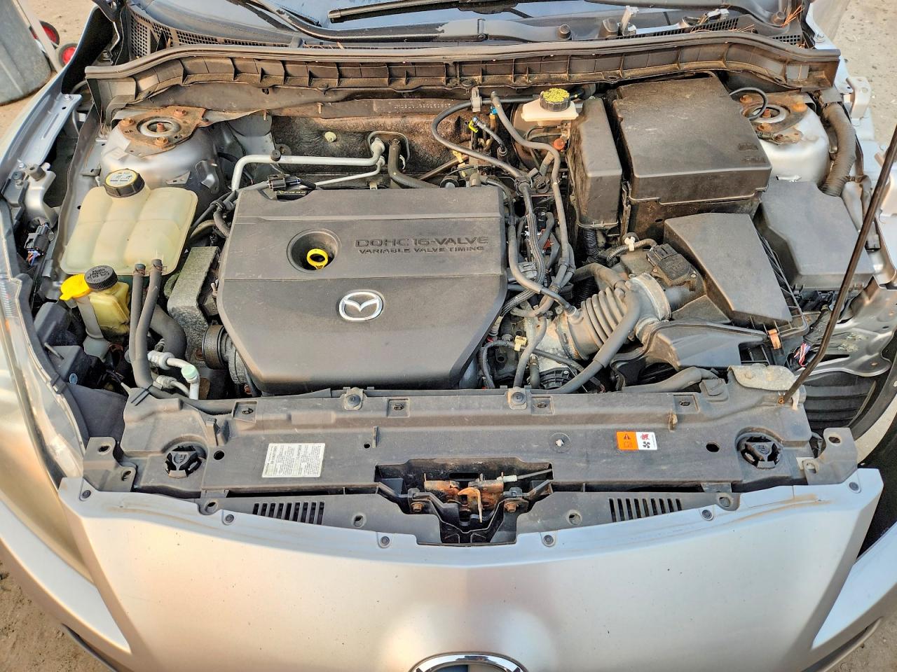 2012 Mazda 3 I Silver vin: JM1BL1UG9C1518054