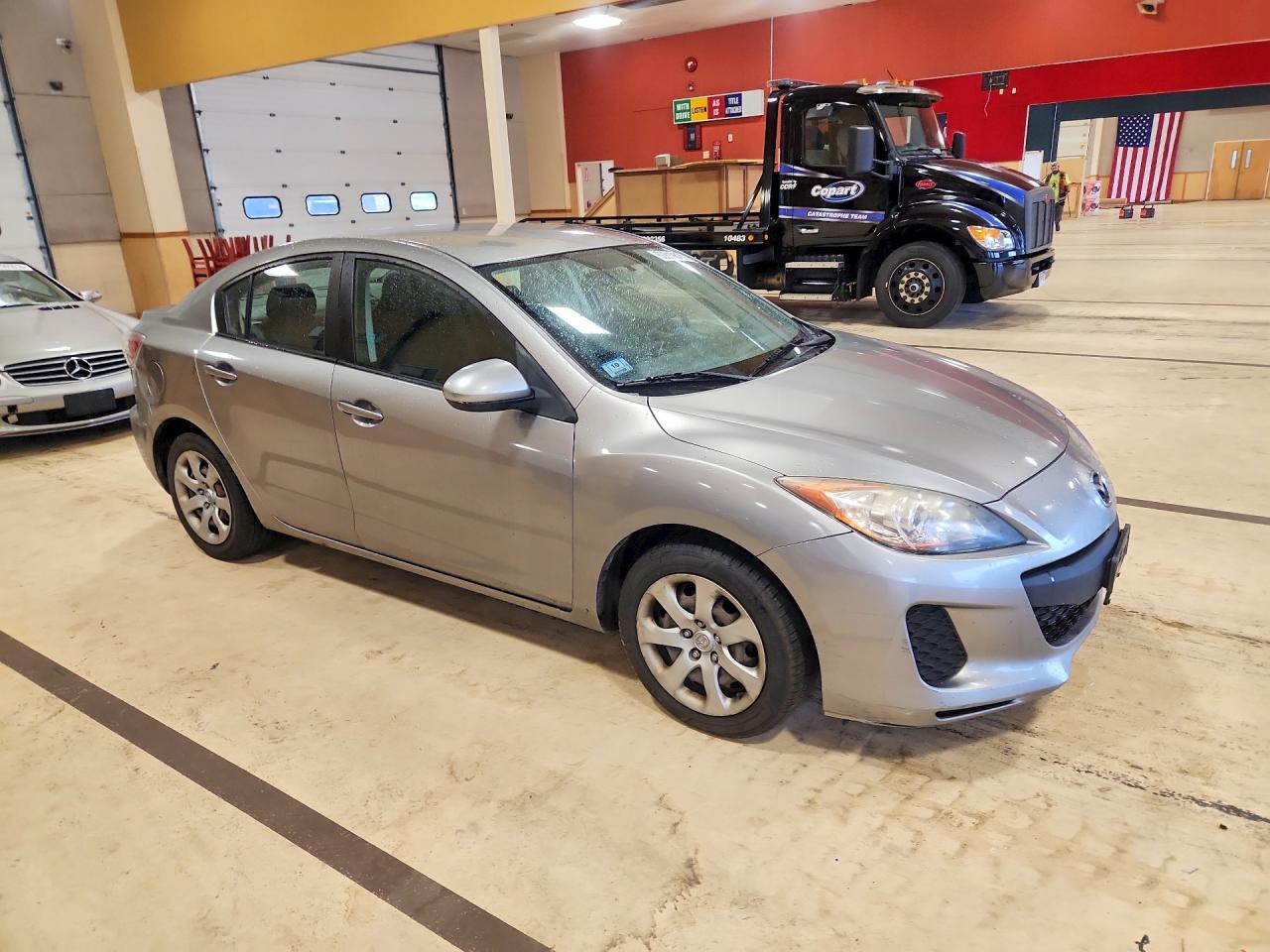 2012 Mazda 3 I Gray vin: JM1BL1UG9C1519219