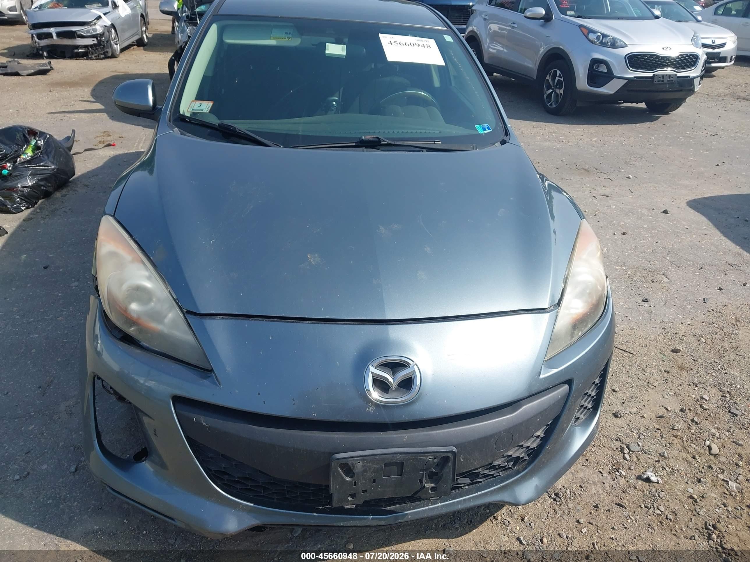 2012 Mazda Mazda3 I Sport Green vin: JM1BL1UG9C1521374