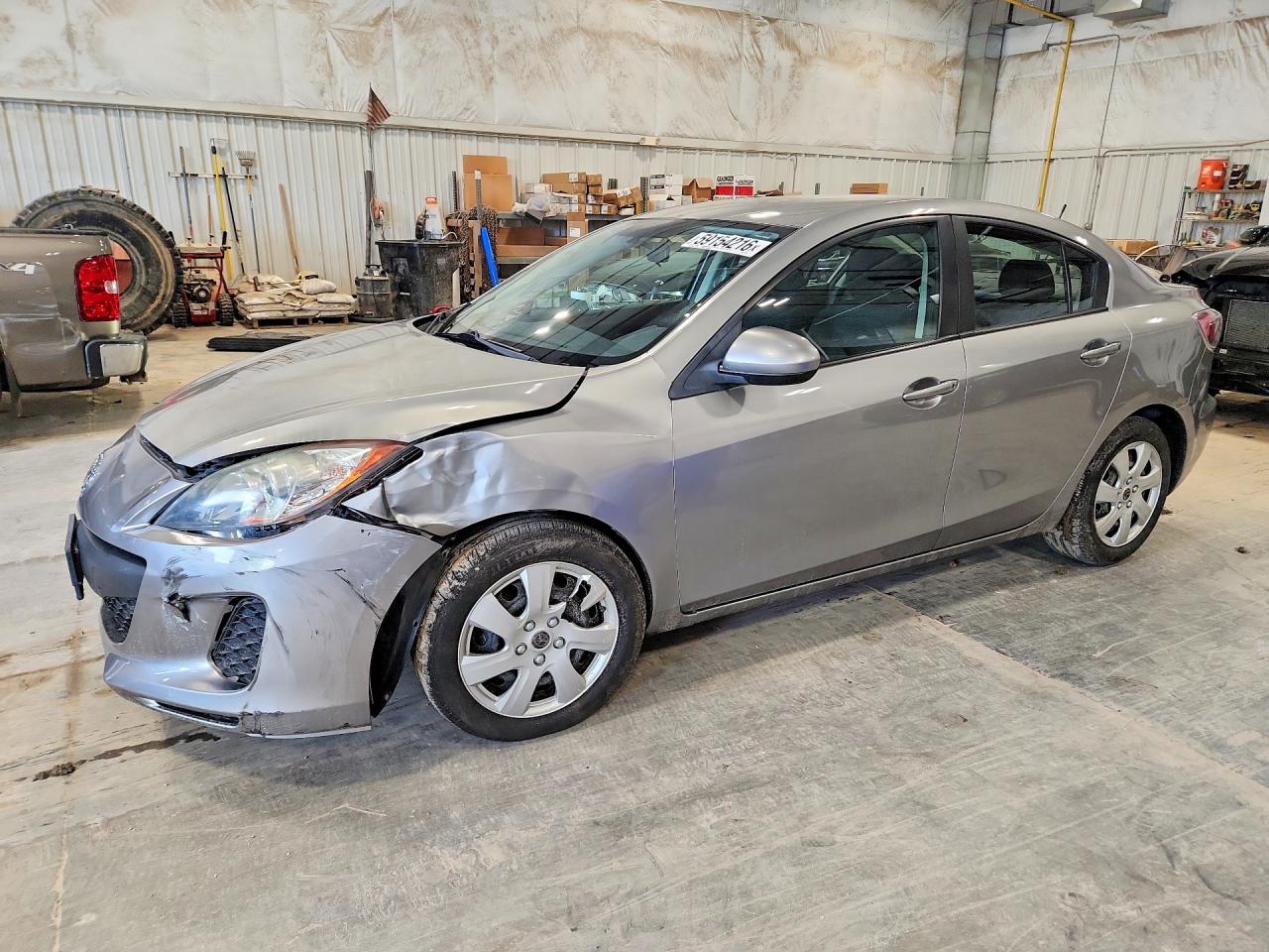 2012 Mazda 3 I Gray vin: JM1BL1UG9C1591683