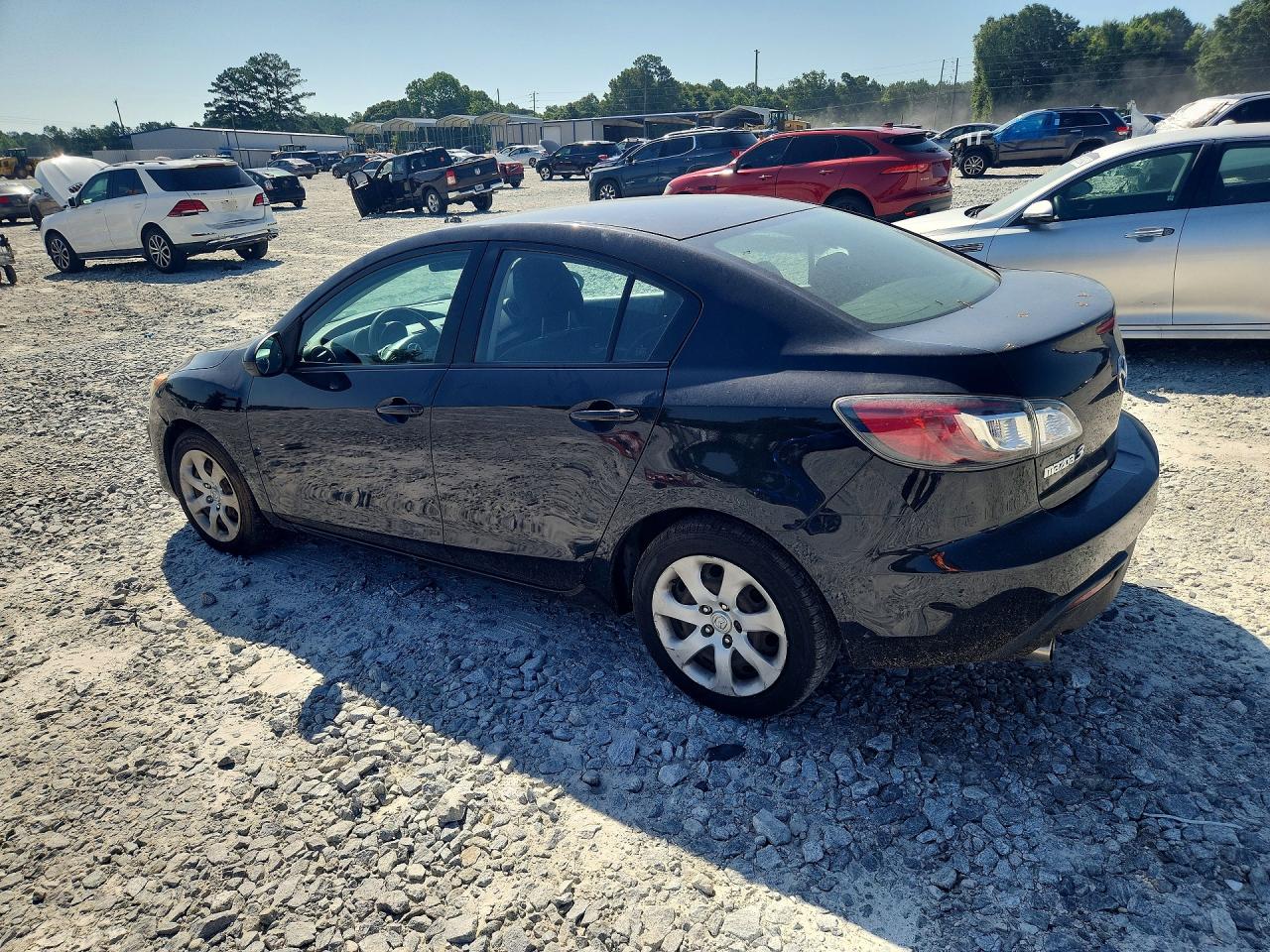 2011 Mazda 3 I Black vin: JM1BL1UGXB1398991