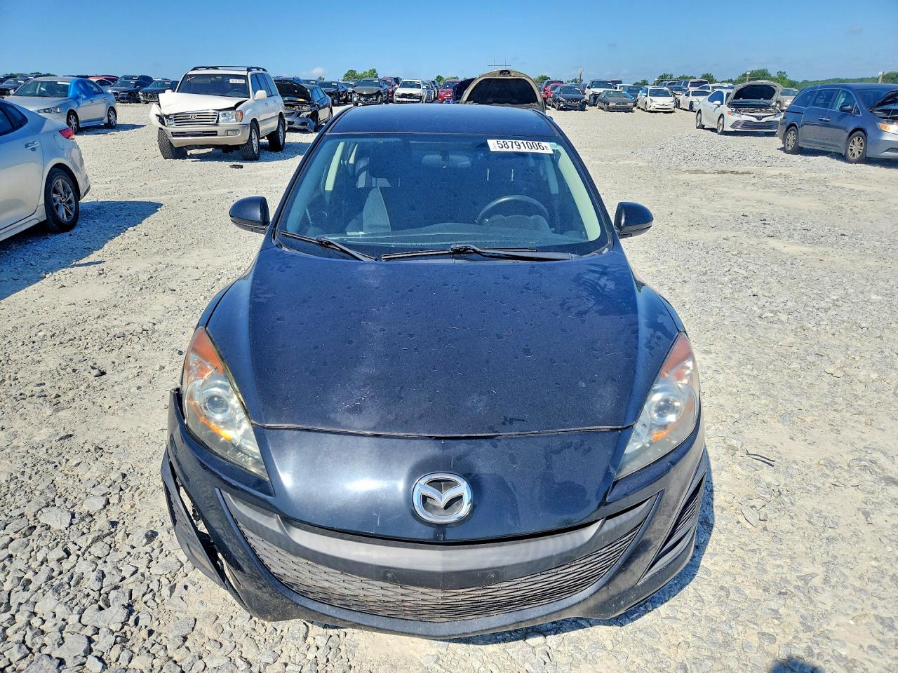 2011 Mazda 3 I Black vin: JM1BL1UGXB1398991