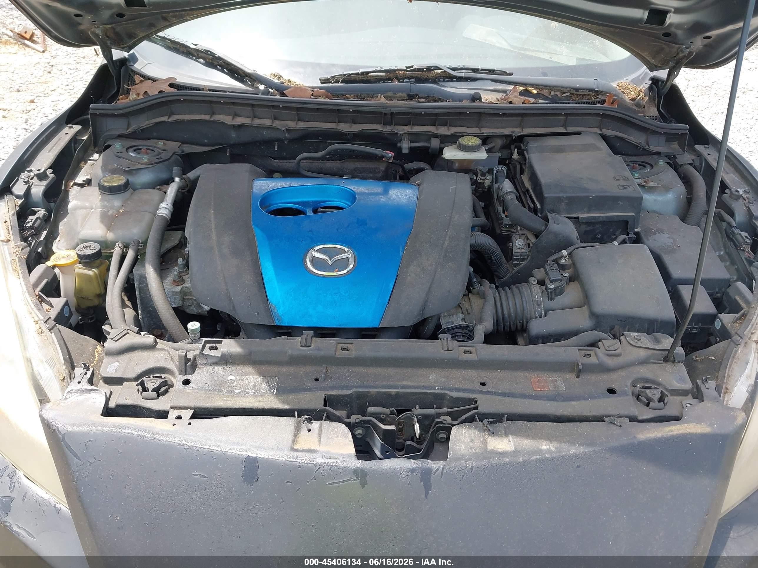 2013 Mazda Mazda3 I Sport Синий vin: JM1BL1UP1D1738449