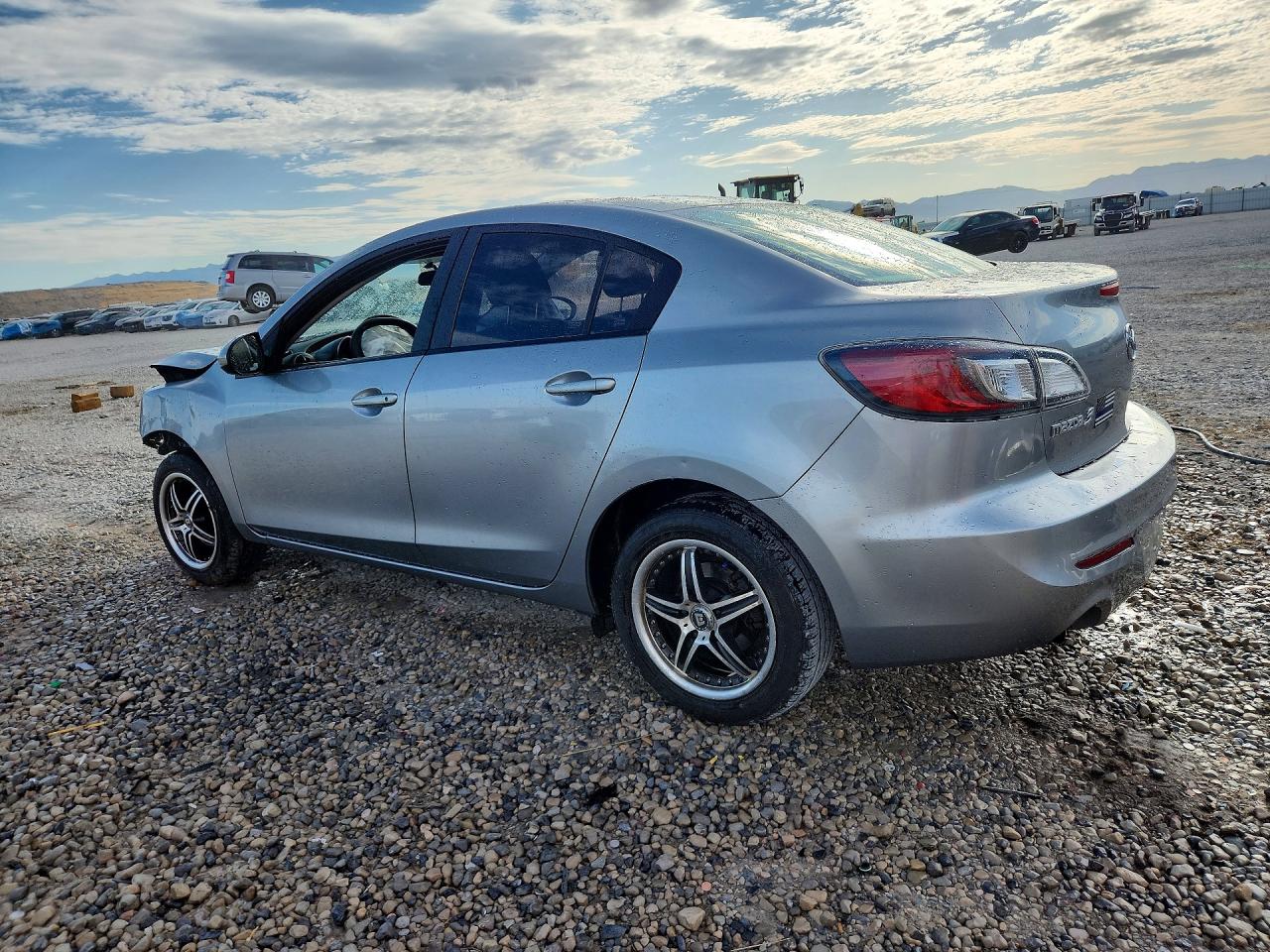 2013 Mazda 3 I Gray vin: JM1BL1UP1D1779258