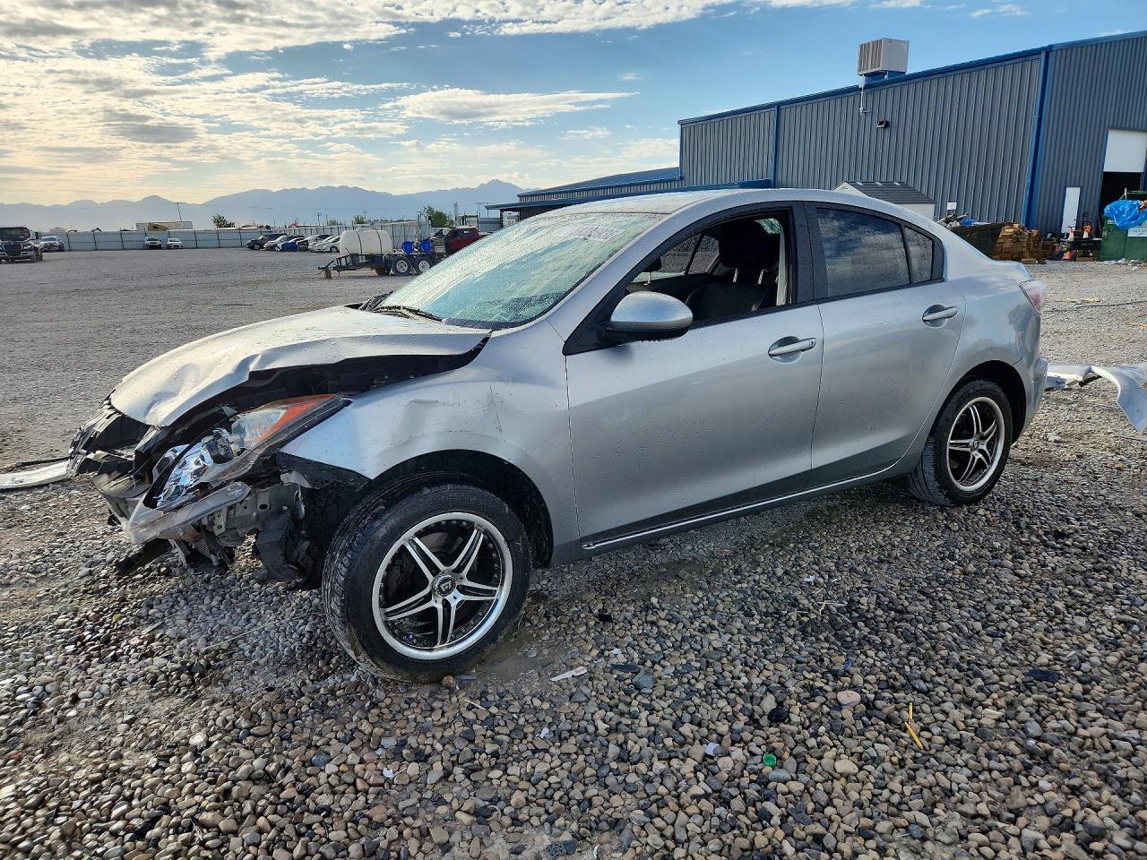 2013 Mazda 3 I Gray vin: JM1BL1UP1D1779258