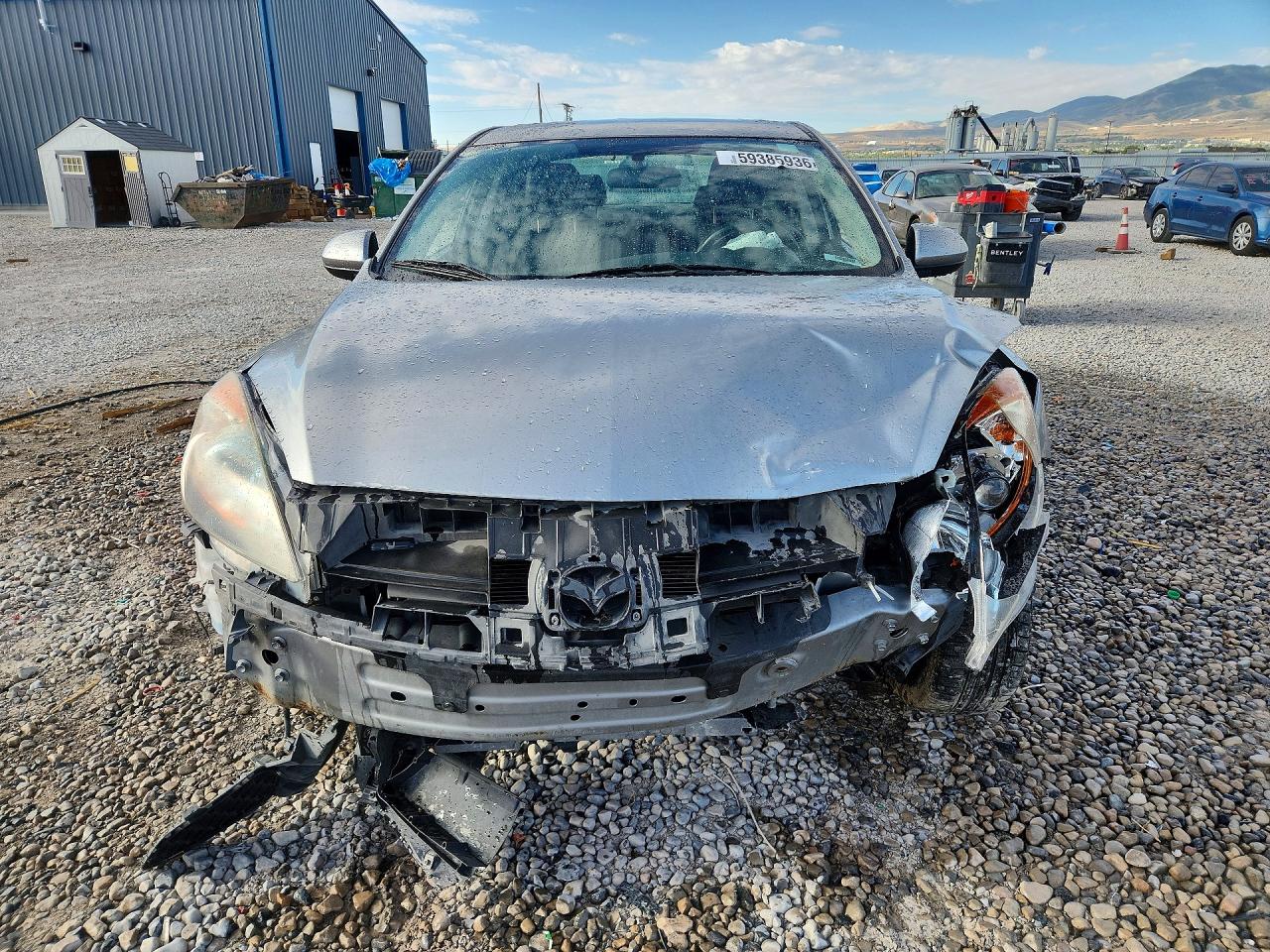 2013 Mazda 3 I Gray vin: JM1BL1UP1D1779258