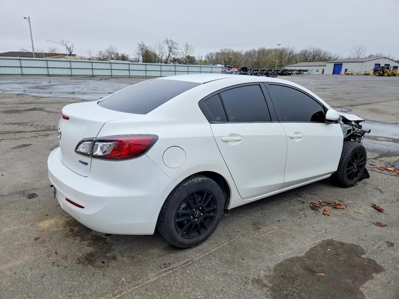 2013 Mazda 3 I White vin: JM1BL1UP4D1804816