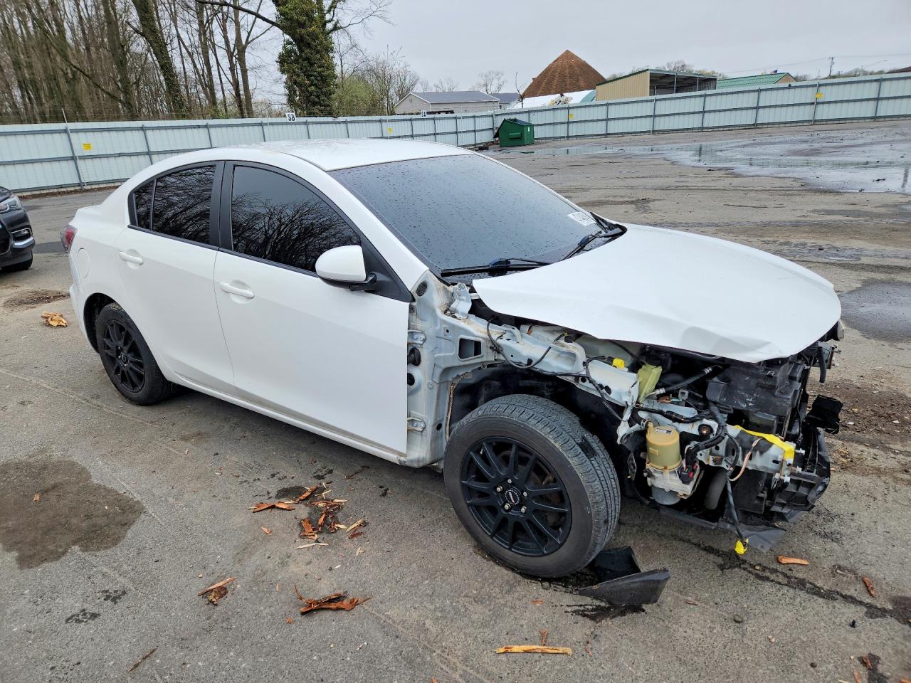 2013 Mazda 3 I White vin: JM1BL1UP4D1804816