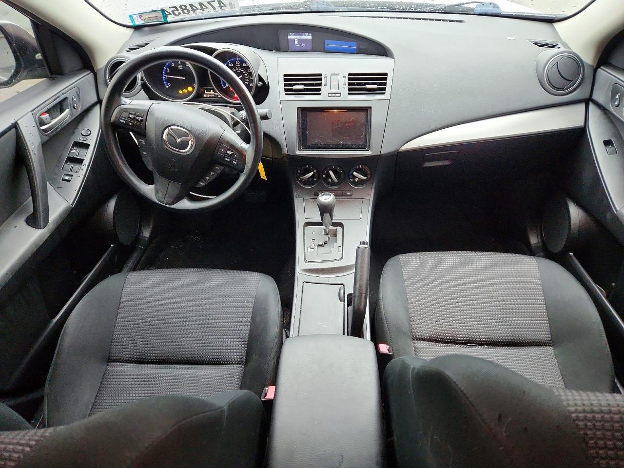 2013 Mazda 3 I White vin: JM1BL1UP4D1804816