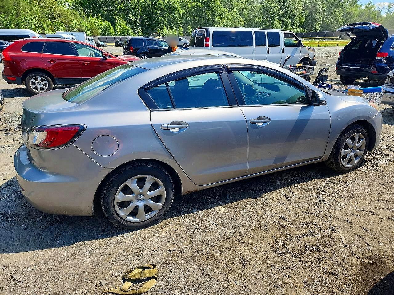 2013 Mazda 3 I Gray vin: JM1BL1UP4D1823687