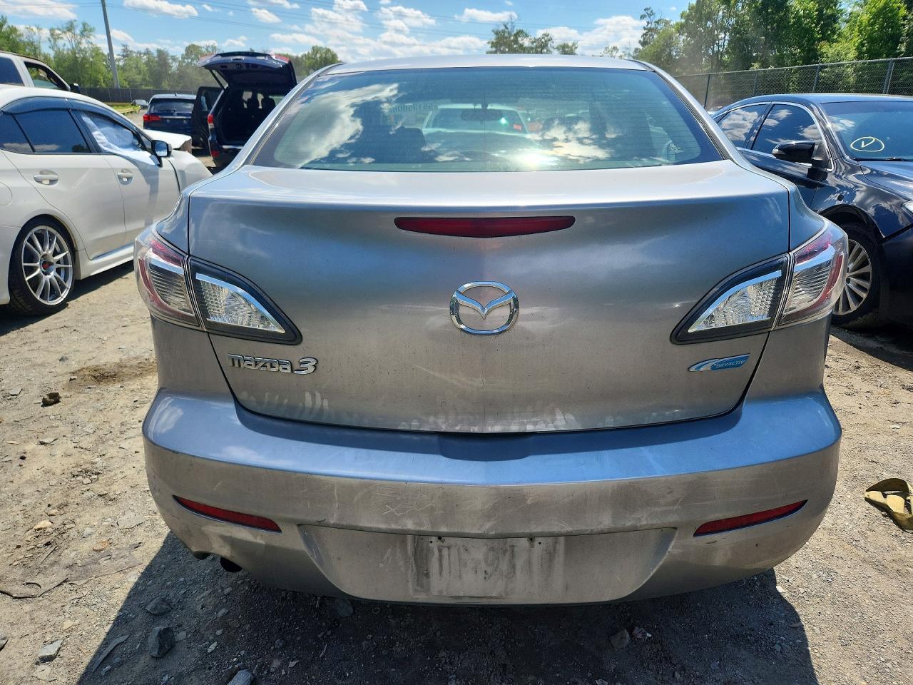 2013 Mazda 3 I Gray vin: JM1BL1UP4D1823687