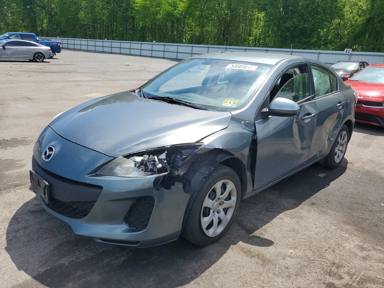 2013 Mazda 3 I Teal vin: JM1BL1UP5D1750085