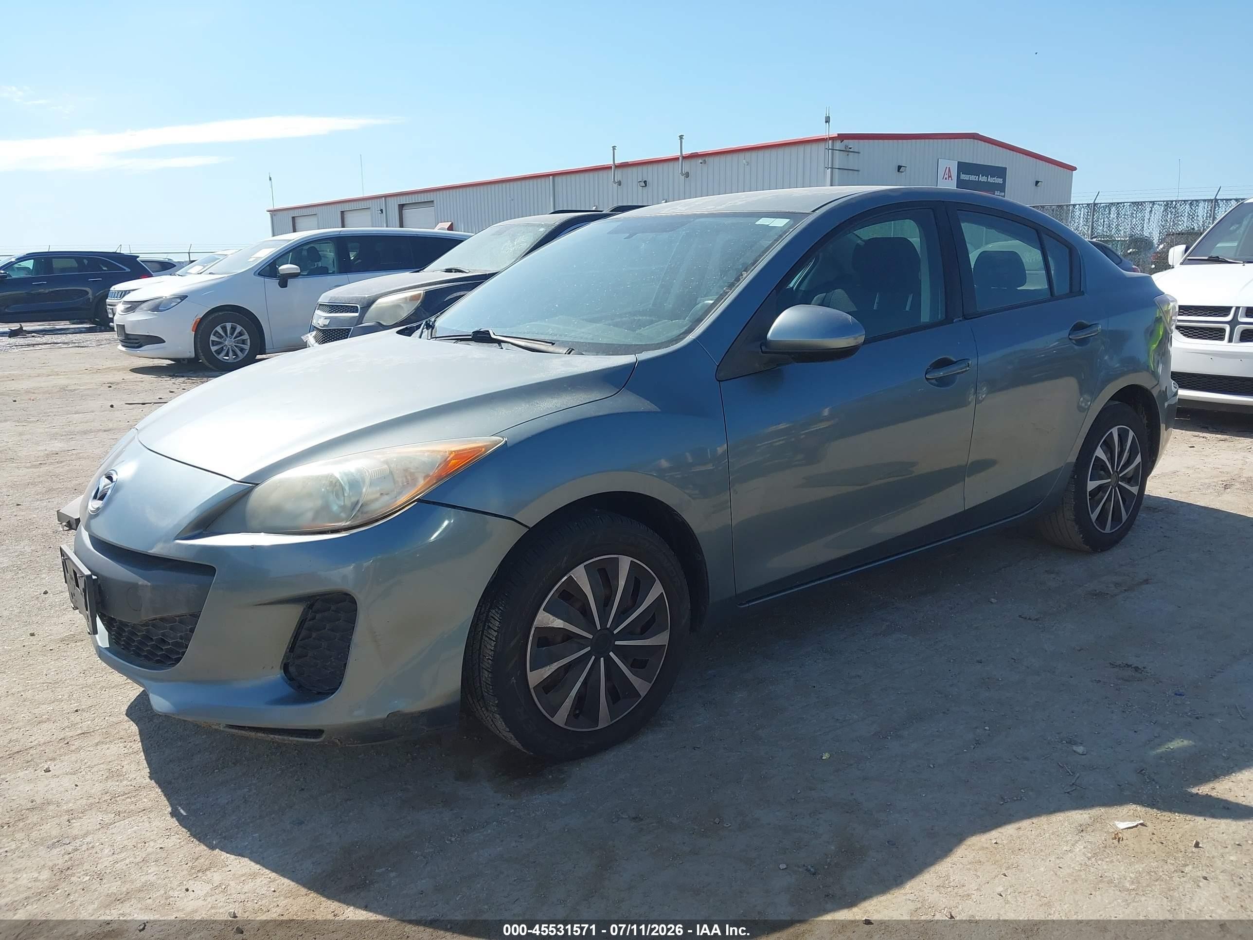 2013 Mazda Mazda3 I Sport Blue vin: JM1BL1UP5D1759756