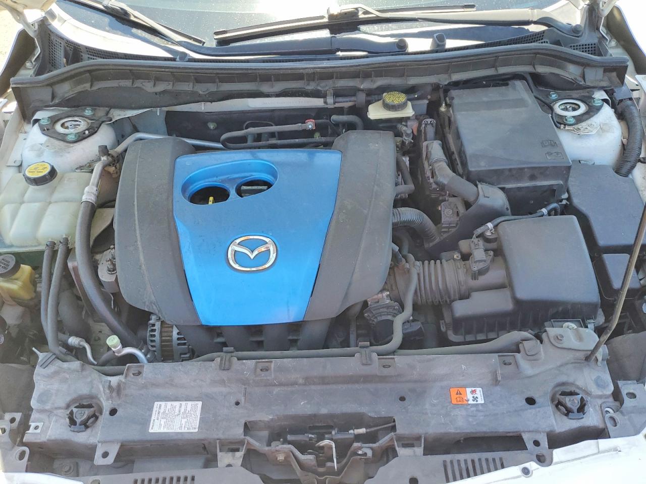 2013 Mazda 3 I White vin: JM1BL1UP5D1847139