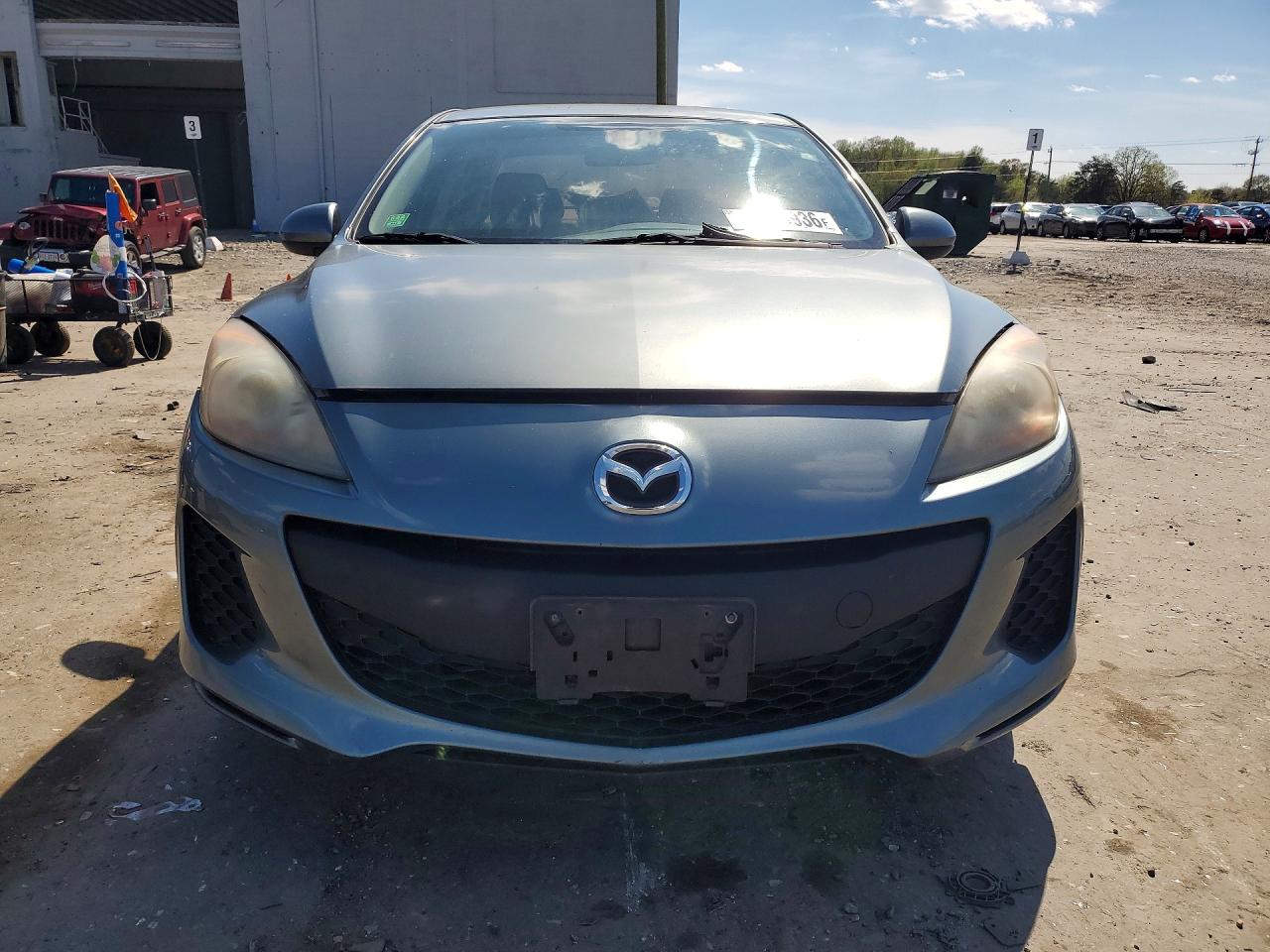 2013 Mazda 3 I Green vin: JM1BL1UP6D1807698