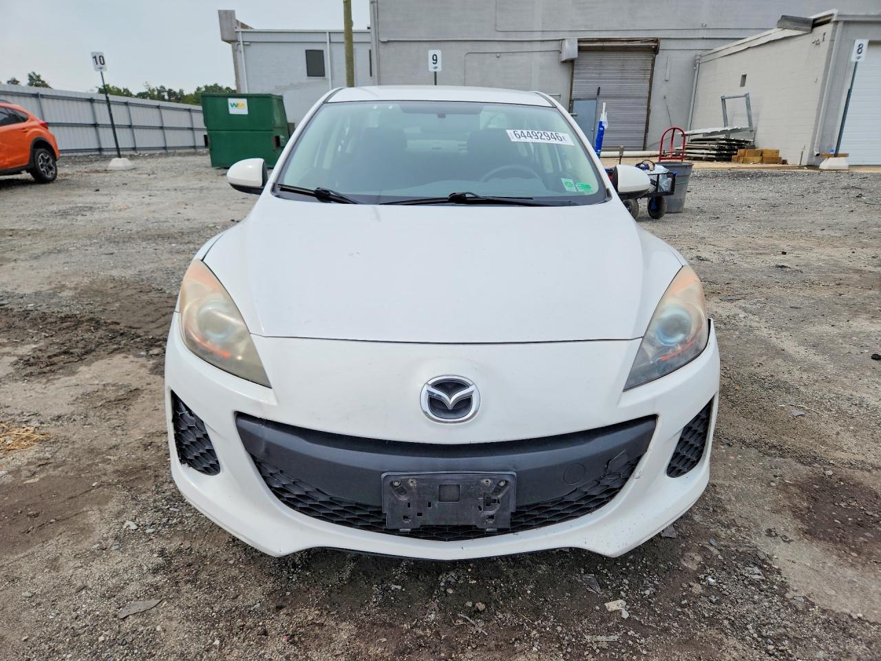 2013 Mazda 3 I White vin: JM1BL1UP7D1743252