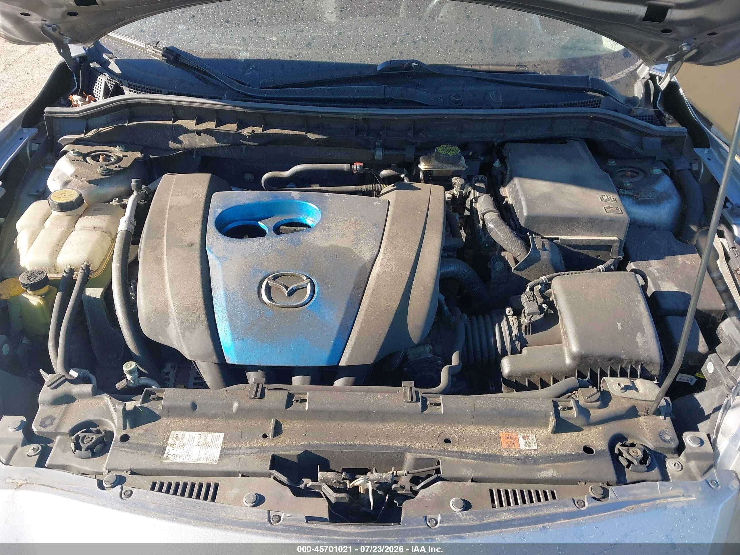 2013 Mazda Mazda3 I Sport Gray vin: JM1BL1UP7D1814868