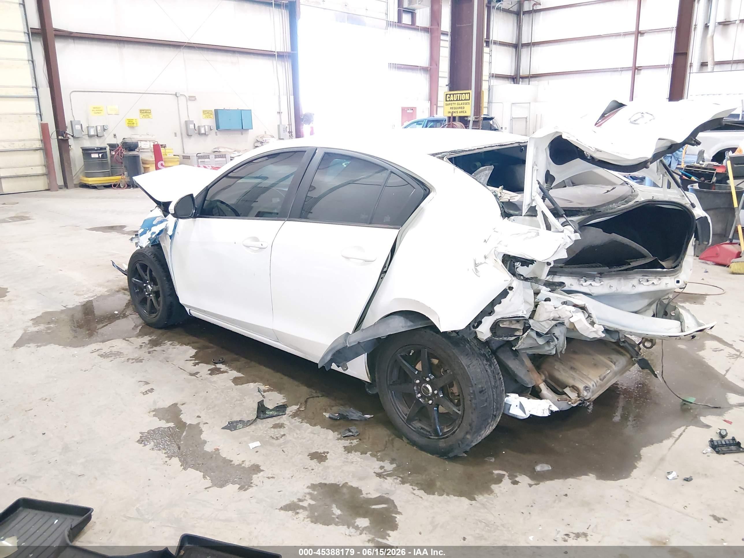 2013 Mazda Mazda3 I Sport White vin: JM1BL1UP8D1845935