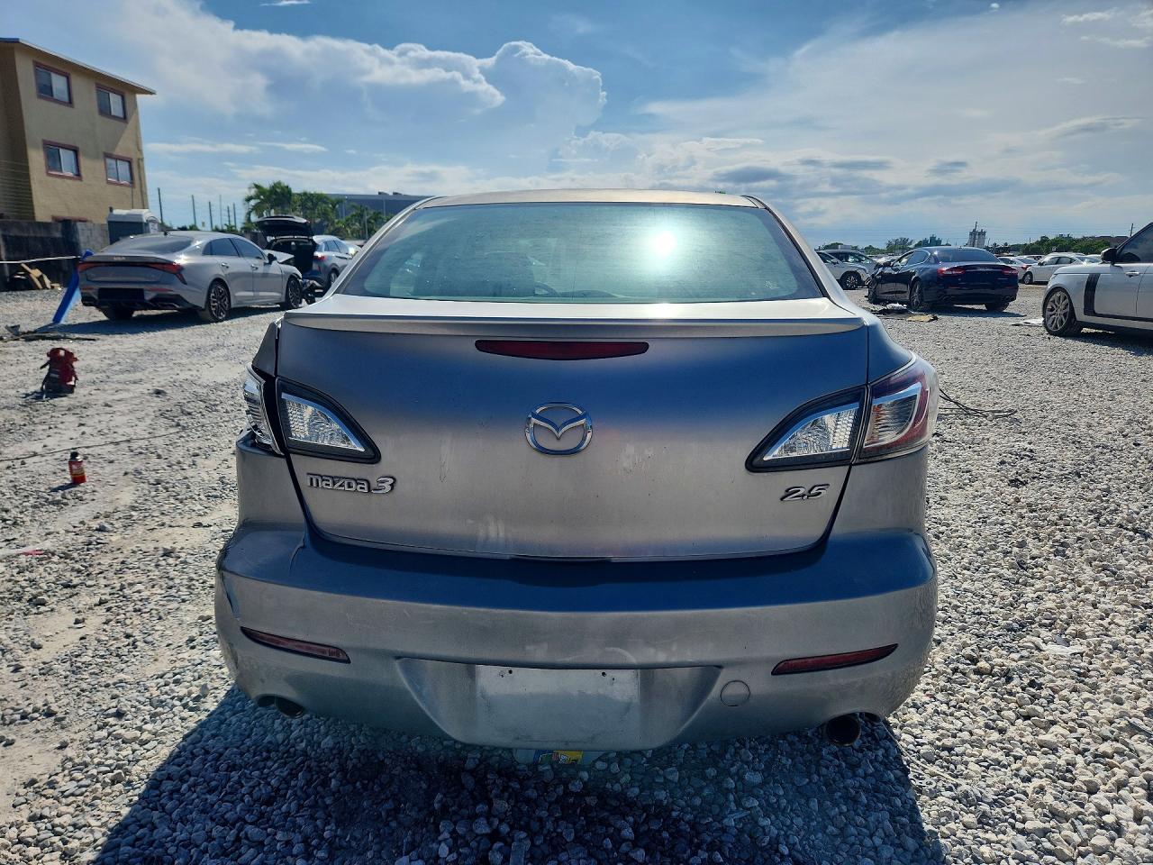2012 Mazda 3 S Gray vin: JM1BL1V57C1503467
