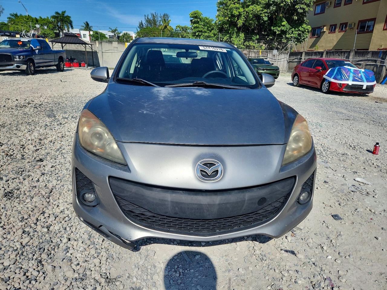 2012 Mazda 3 S Gray vin: JM1BL1V57C1503467