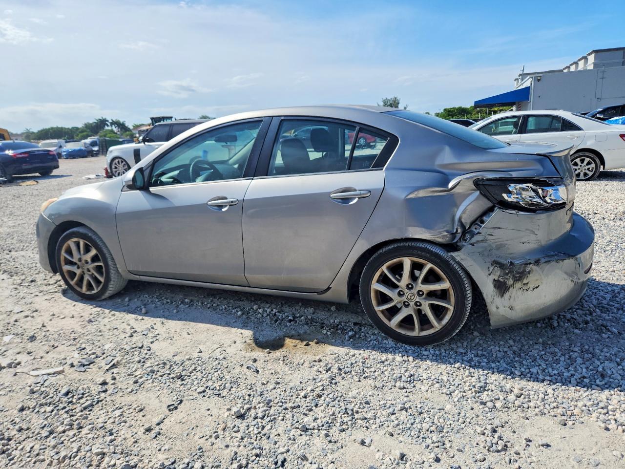 2012 Mazda 3 S Gray vin: JM1BL1V57C1503467