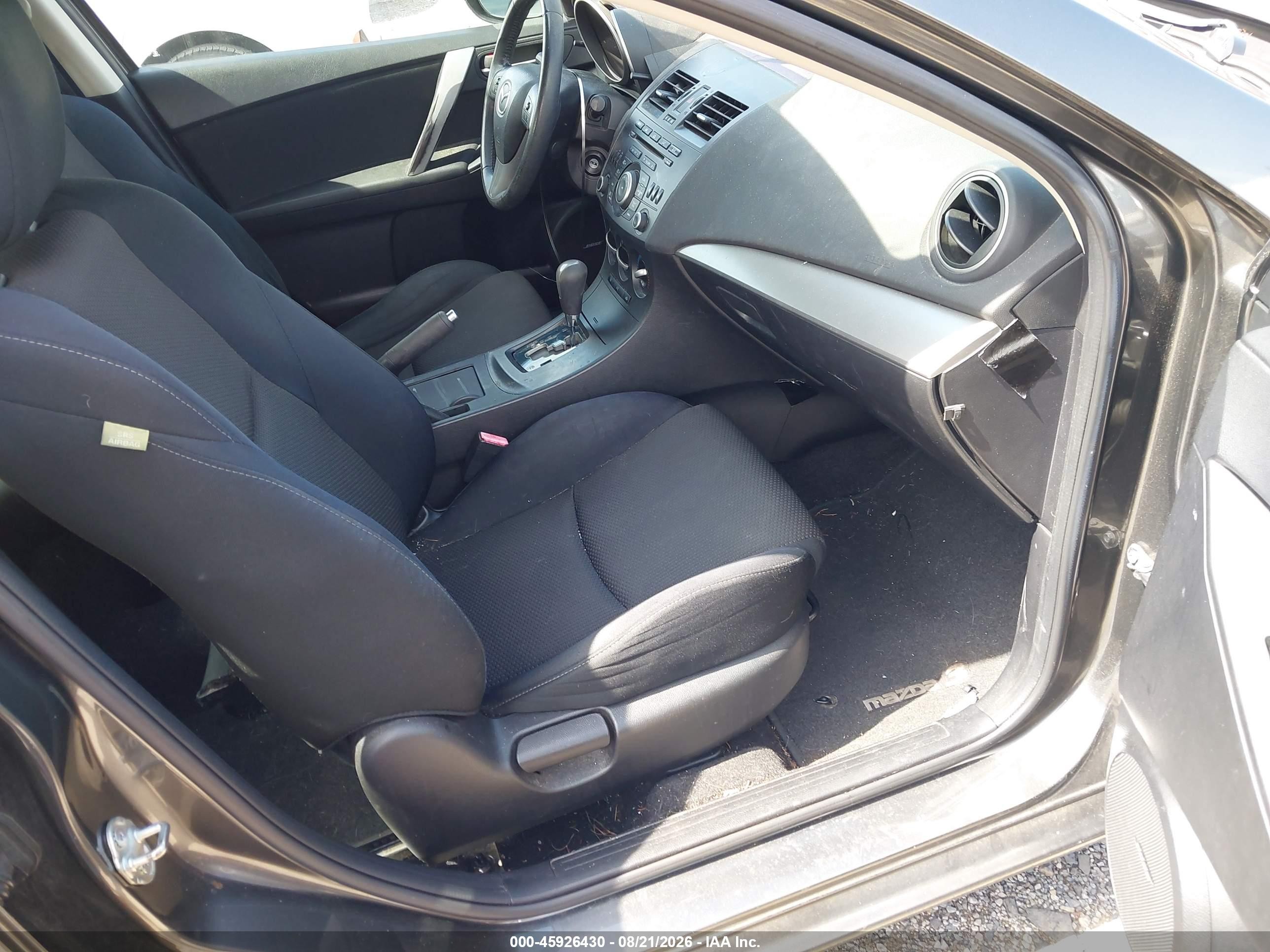 2012 Mazda Mazda3 S Touring Gray vin: JM1BL1V60C1507580