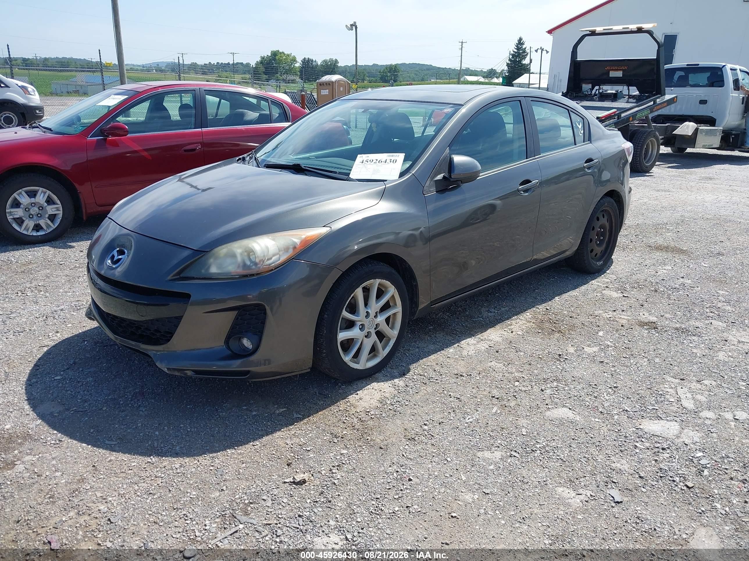 2012 Mazda Mazda3 S Touring Gray vin: JM1BL1V60C1507580