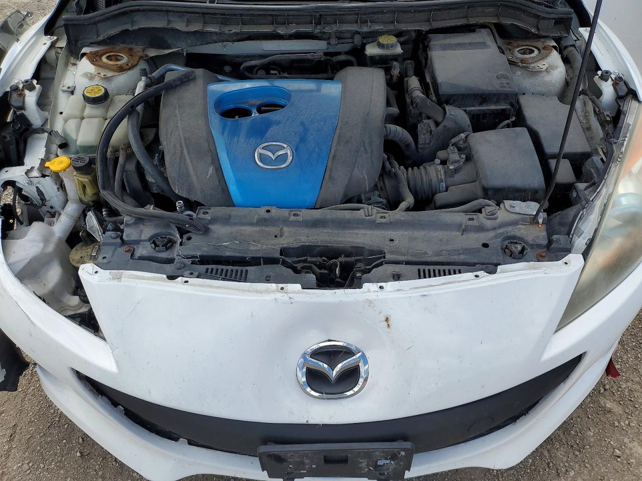 2012 Mazda 3 I White vin: JM1BL1V70C1668567
