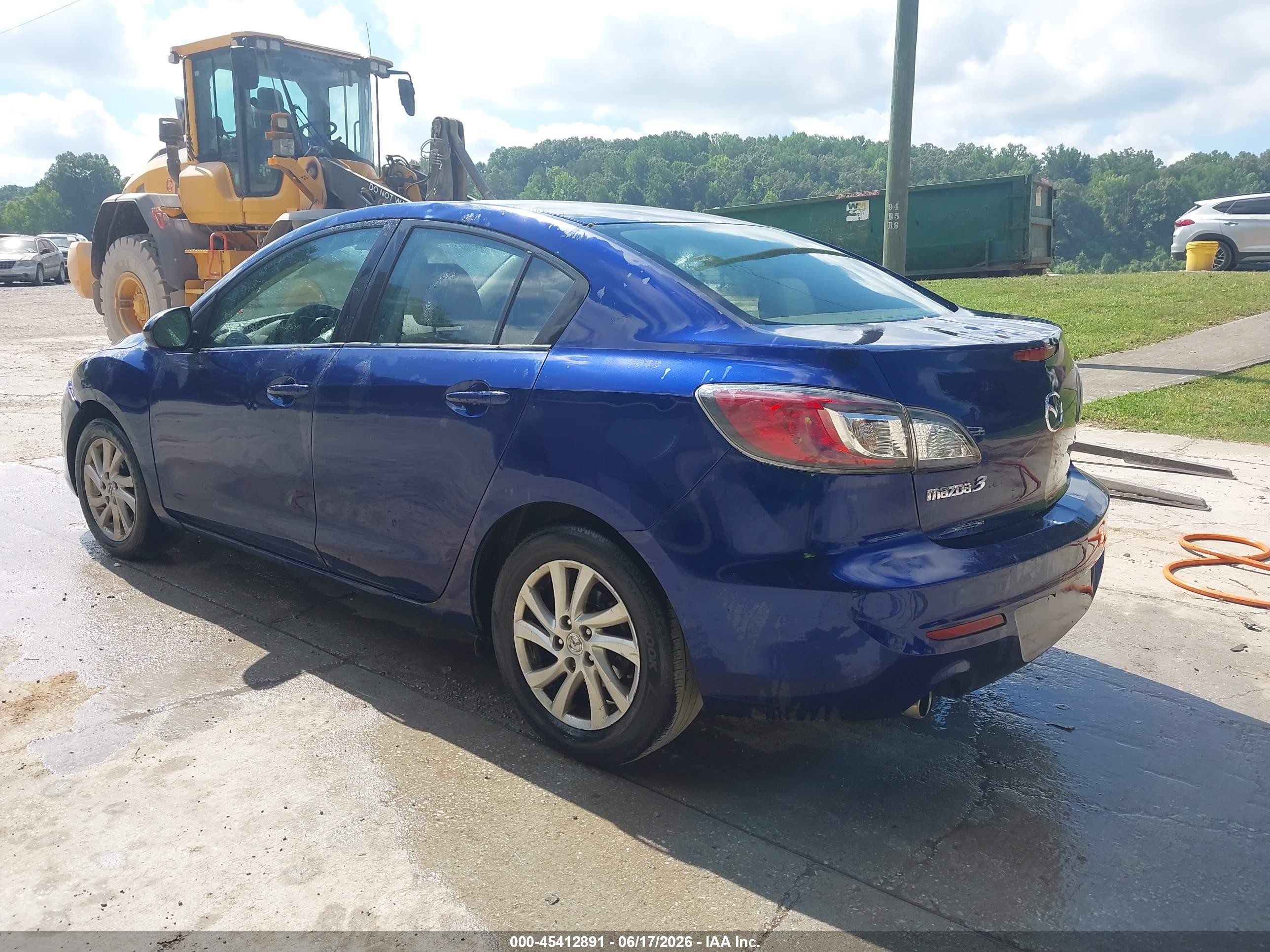 2012 Mazda Mazda3 I Touring Blue vin: JM1BL1V70C1694814