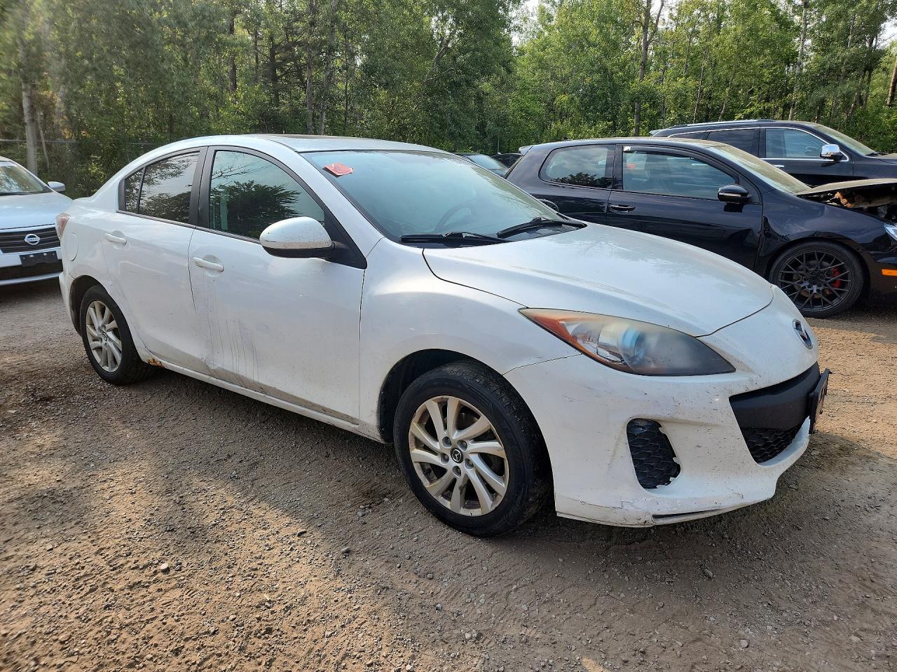 2013 Mazda 3 I White vin: JM1BL1V70D1808943