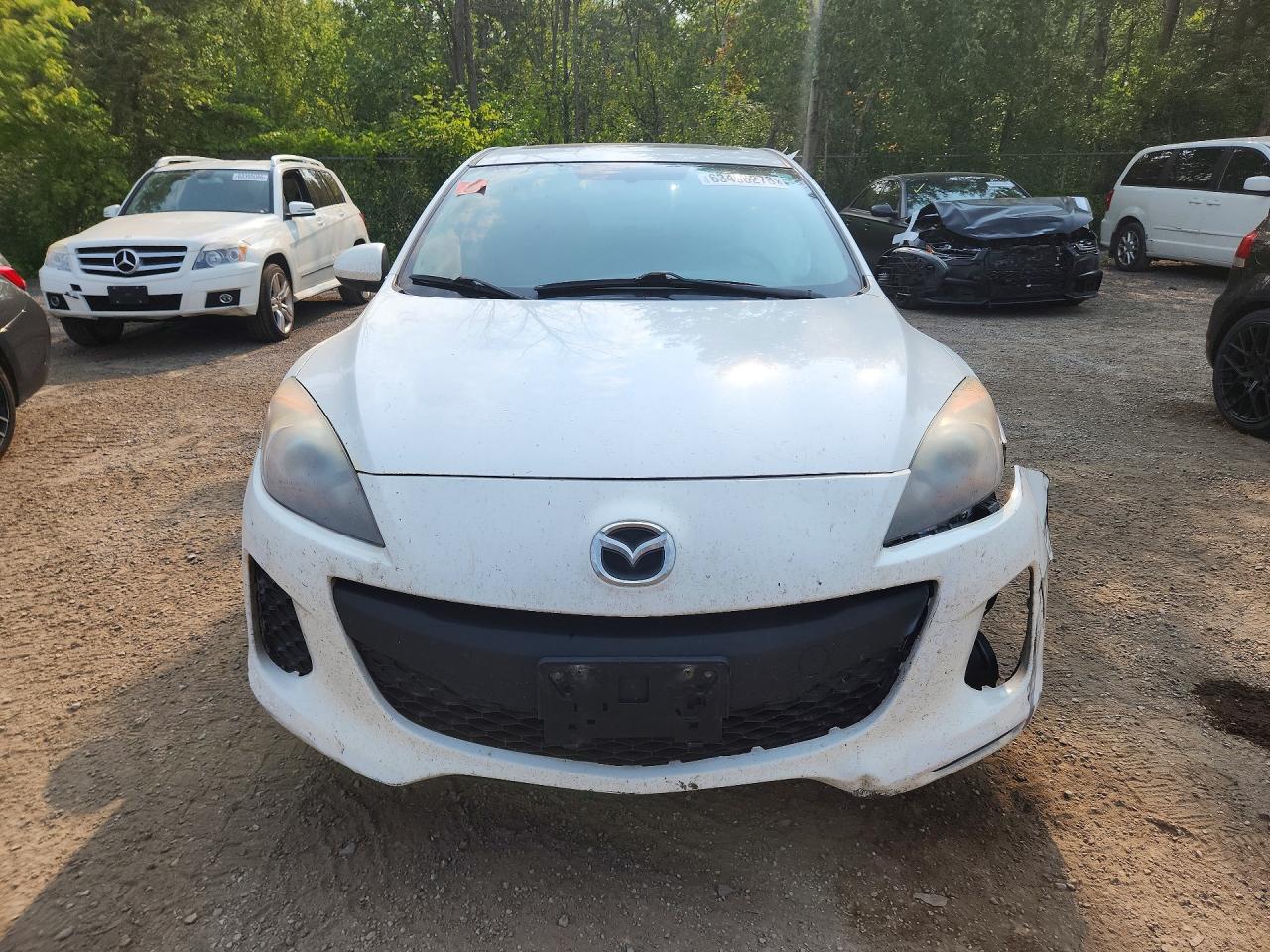 2013 Mazda 3 I White vin: JM1BL1V70D1808943
