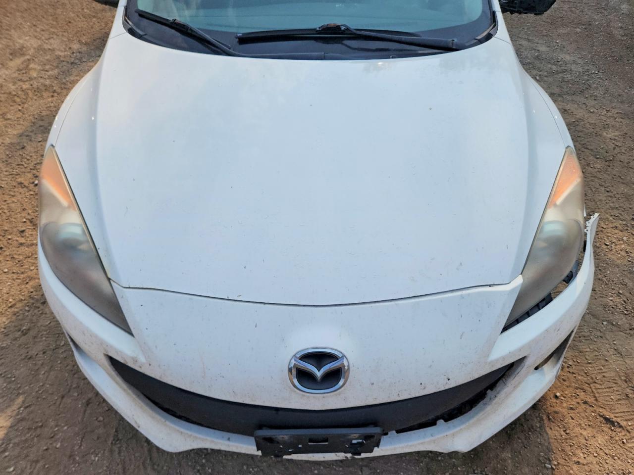 2013 Mazda 3 I White vin: JM1BL1V70D1808943