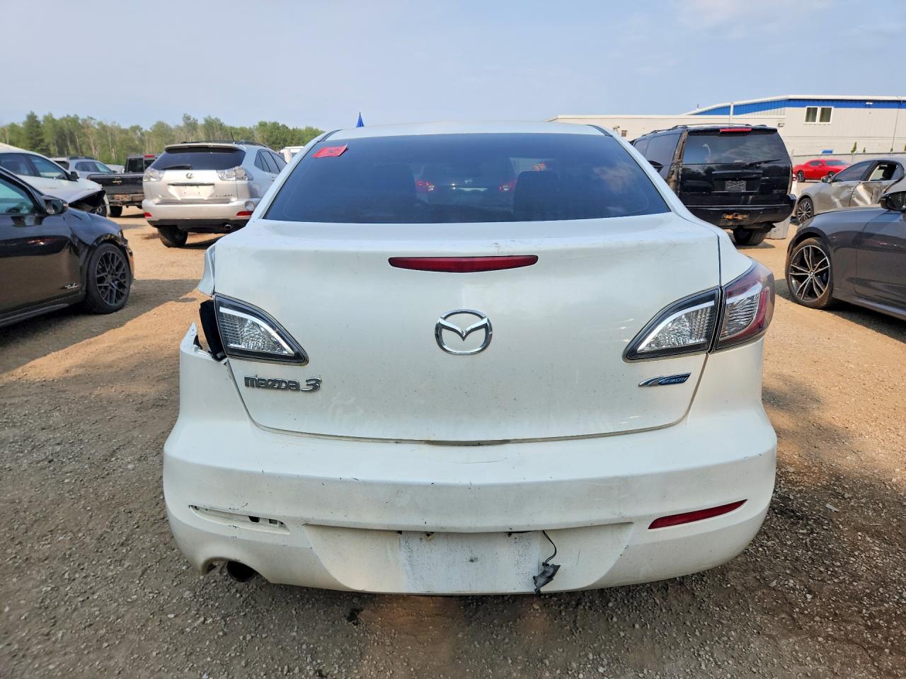 2013 Mazda 3 I White vin: JM1BL1V70D1808943