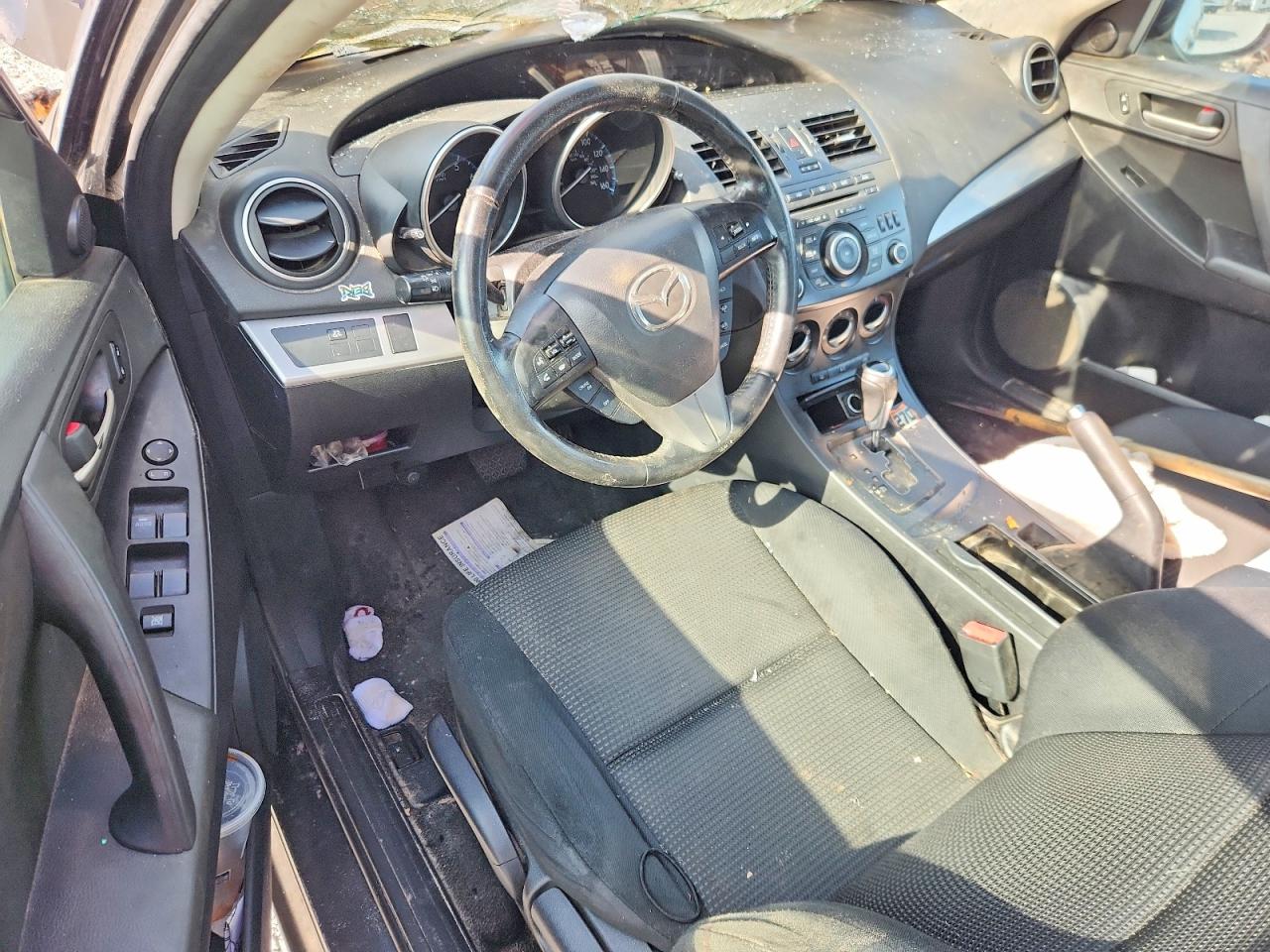2012 Mazda 3 I Черный vin: JM1BL1V71C1529533