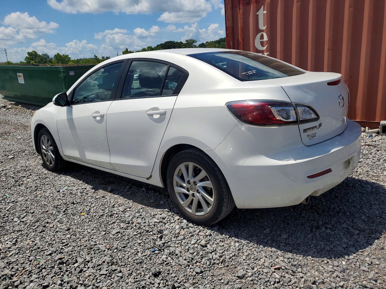 2012 Mazda 3 I White vin: JM1BL1V71C1566761