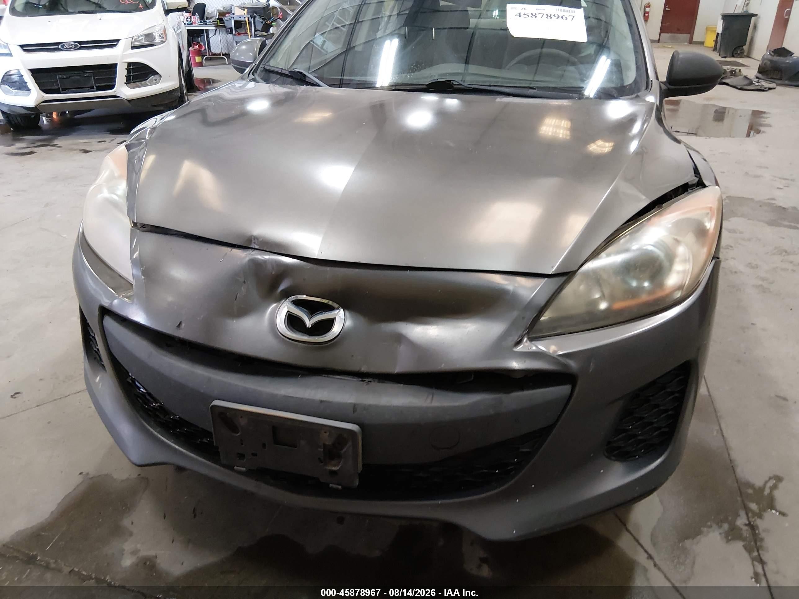 2012 Mazda Mazda3 I Touring Gray vin: JM1BL1V71C1657741