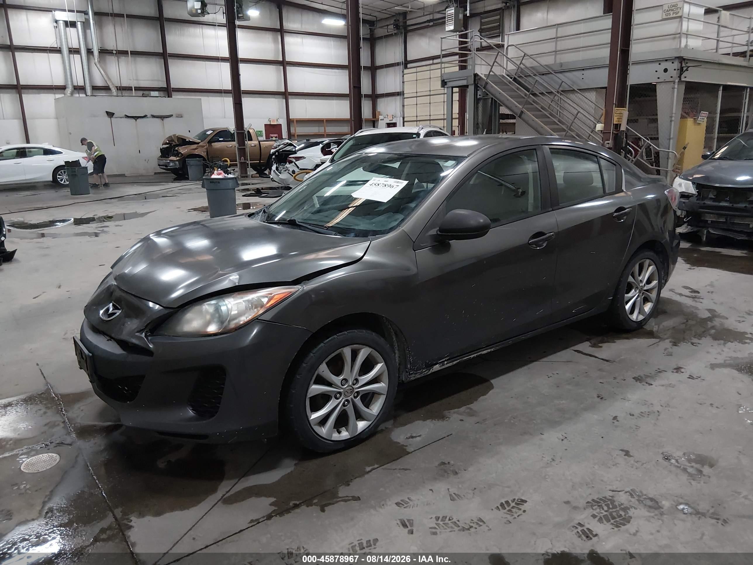 2012 Mazda Mazda3 I Touring Gray vin: JM1BL1V71C1657741