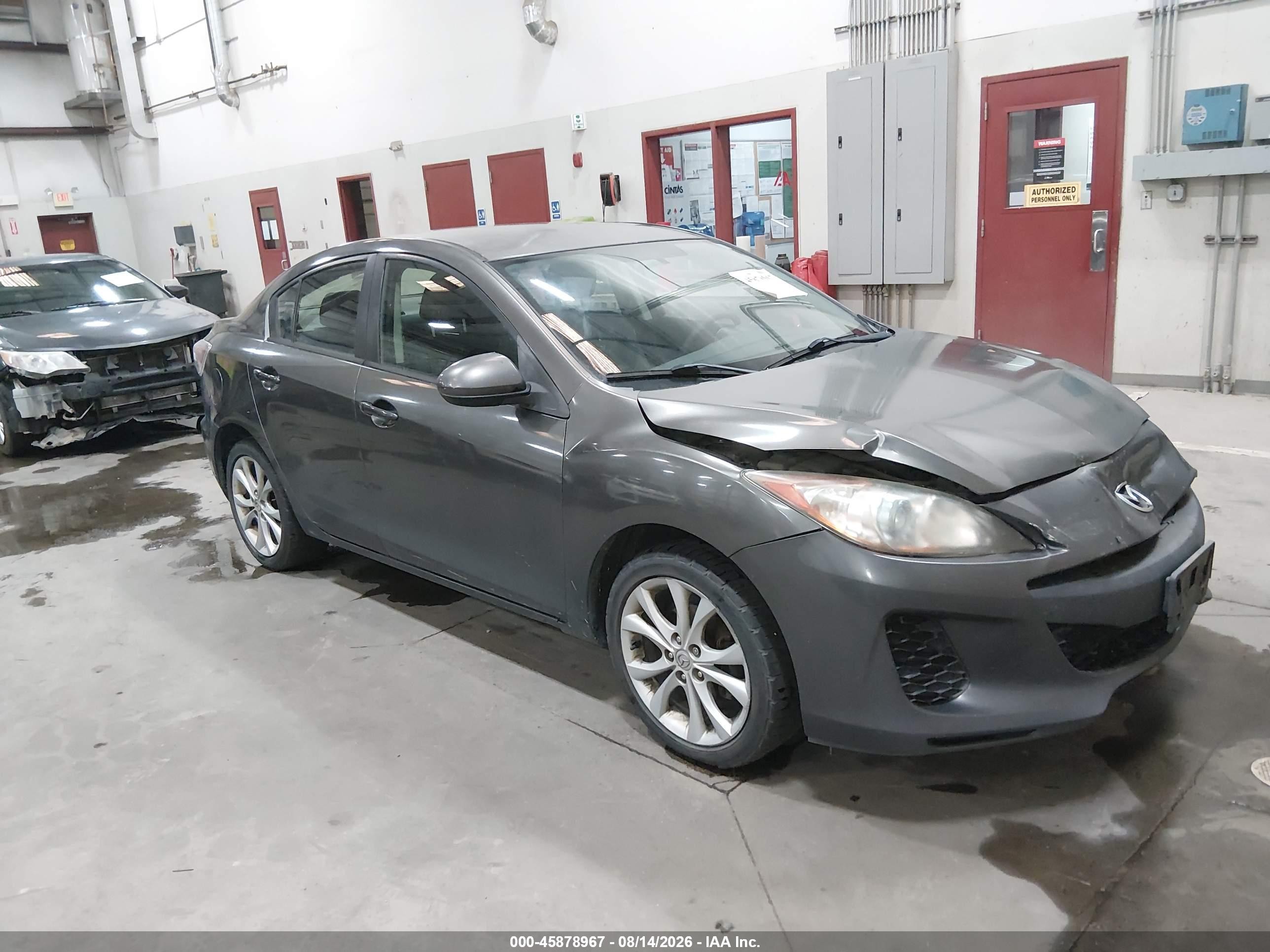 2012 Mazda Mazda3 I Touring Gray vin: JM1BL1V71C1657741