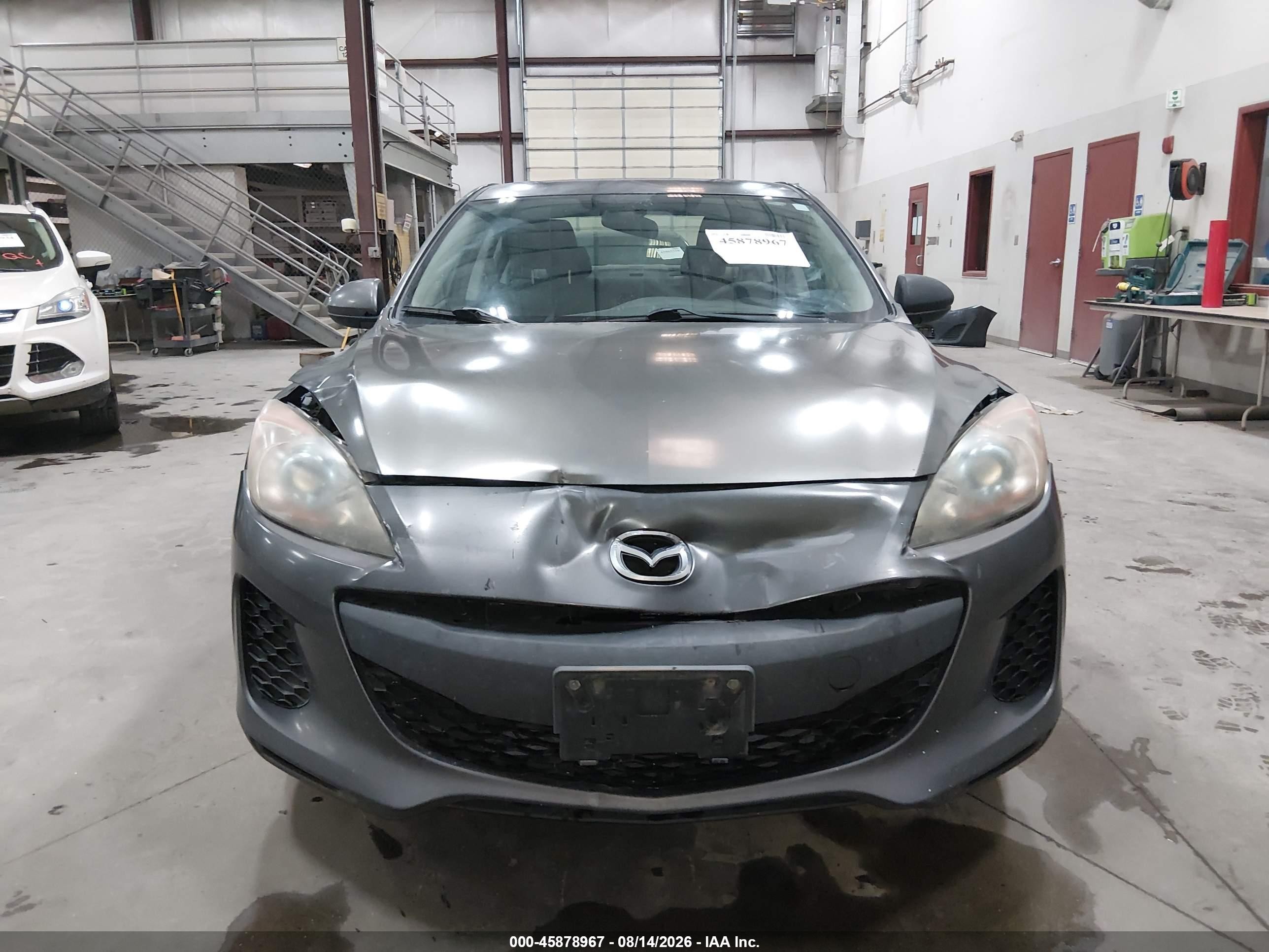 2012 Mazda Mazda3 I Touring Gray vin: JM1BL1V71C1657741