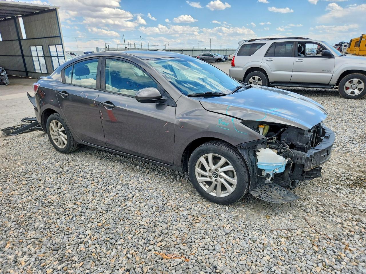 2013 Mazda 3 I Gray vin: JM1BL1V71D1745268